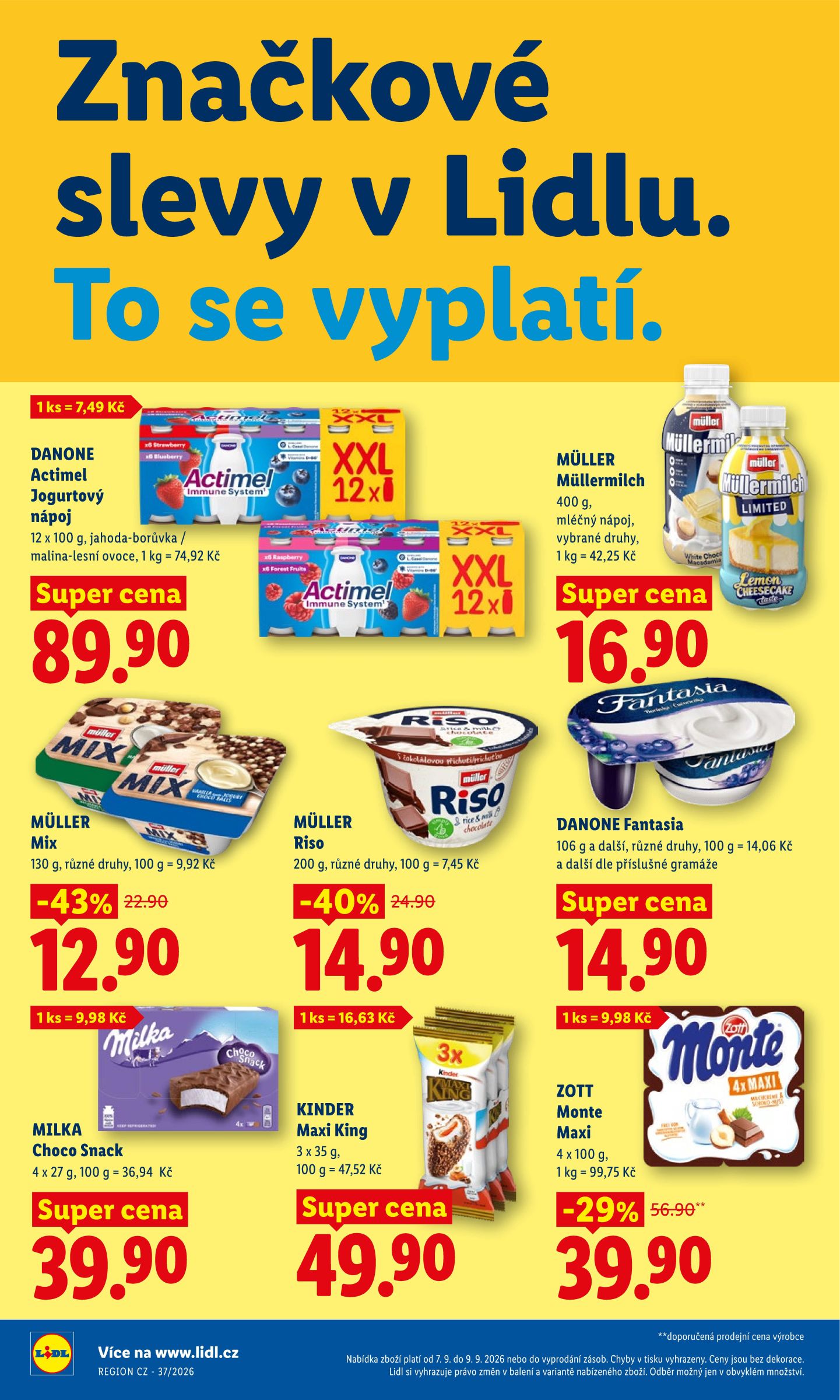lidl - Lidl leták na příští týden od pondělí 07.09.2026 do středy 09.09.2026 - page: 22
