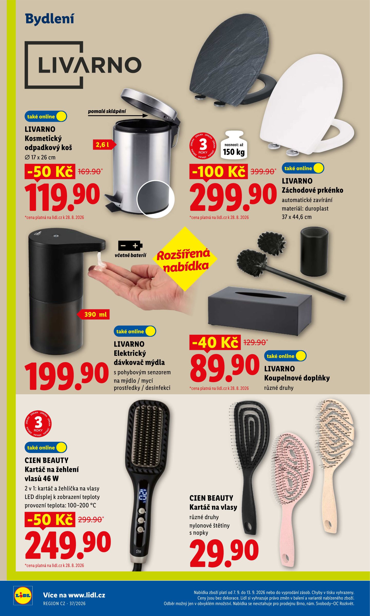 lidl - Lidl leták na příští týden od pondělí 07.09.2026 do středy 09.09.2026 - page: 34