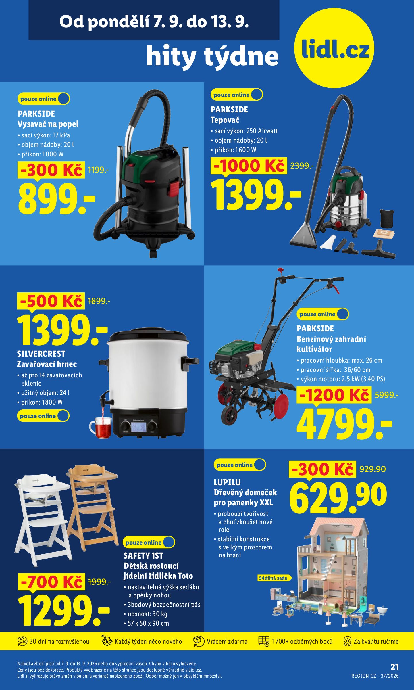 lidl - Lidl - Hity týdne leták na příští týden od pondělí 07.09.2026 do neděle 13.09.2026