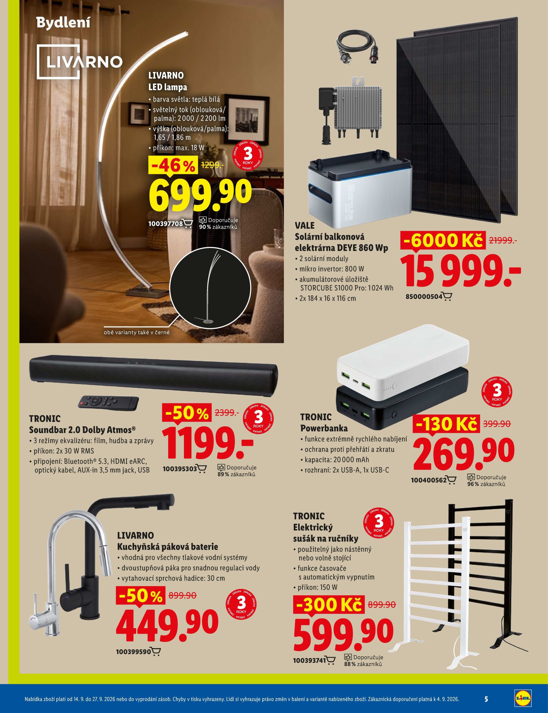 lidl - Lidl - Online magazín leták na příští týden od pondělí 14.09.2026 do neděle 27.09.2026 - page: 5