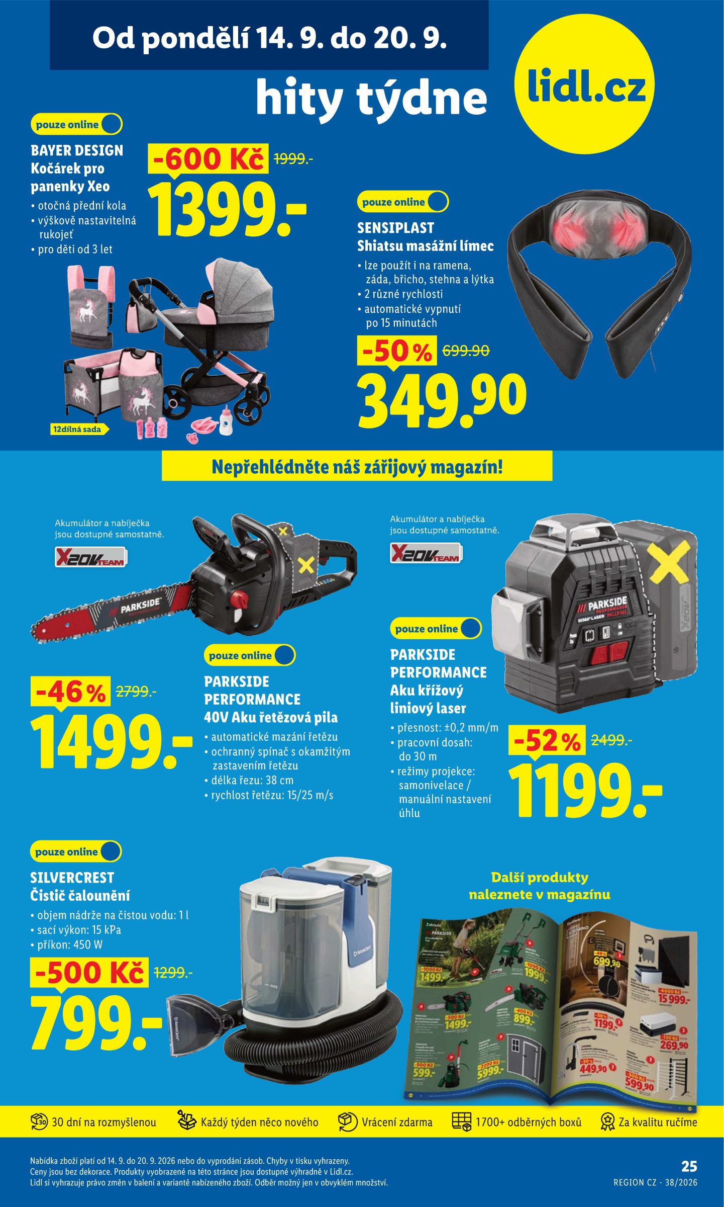 lidl - Lidl - Hity týdne leták na příští týden od pondělí 14.09.2026 do neděle 20.09.2026