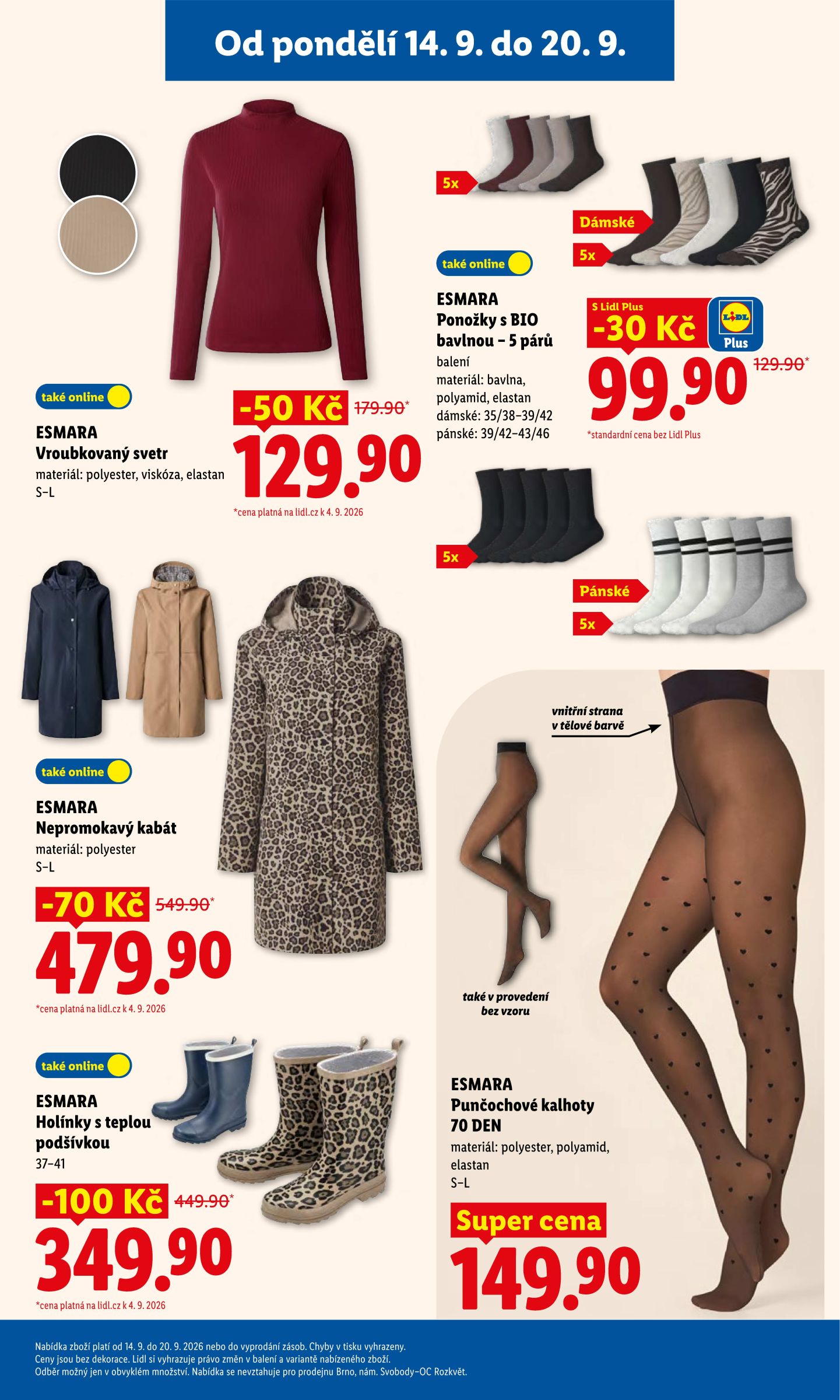 lidl - Lidl leták na příští týden od pondělí 14.09.2026 do středy 16.09.2026 - page: 43