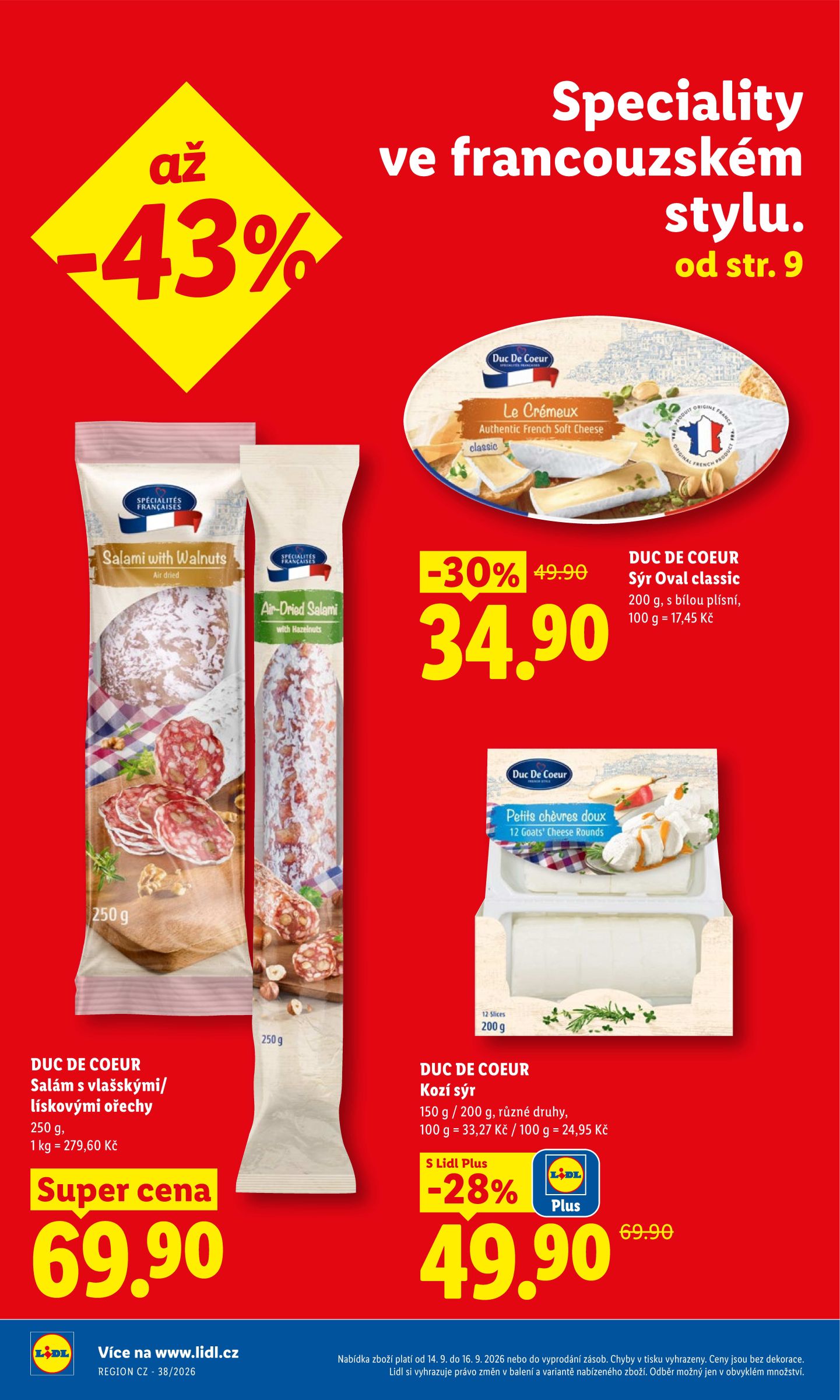 lidl - Lidl leták na příští týden od pondělí 14.09.2026 do středy 16.09.2026 - page: 2