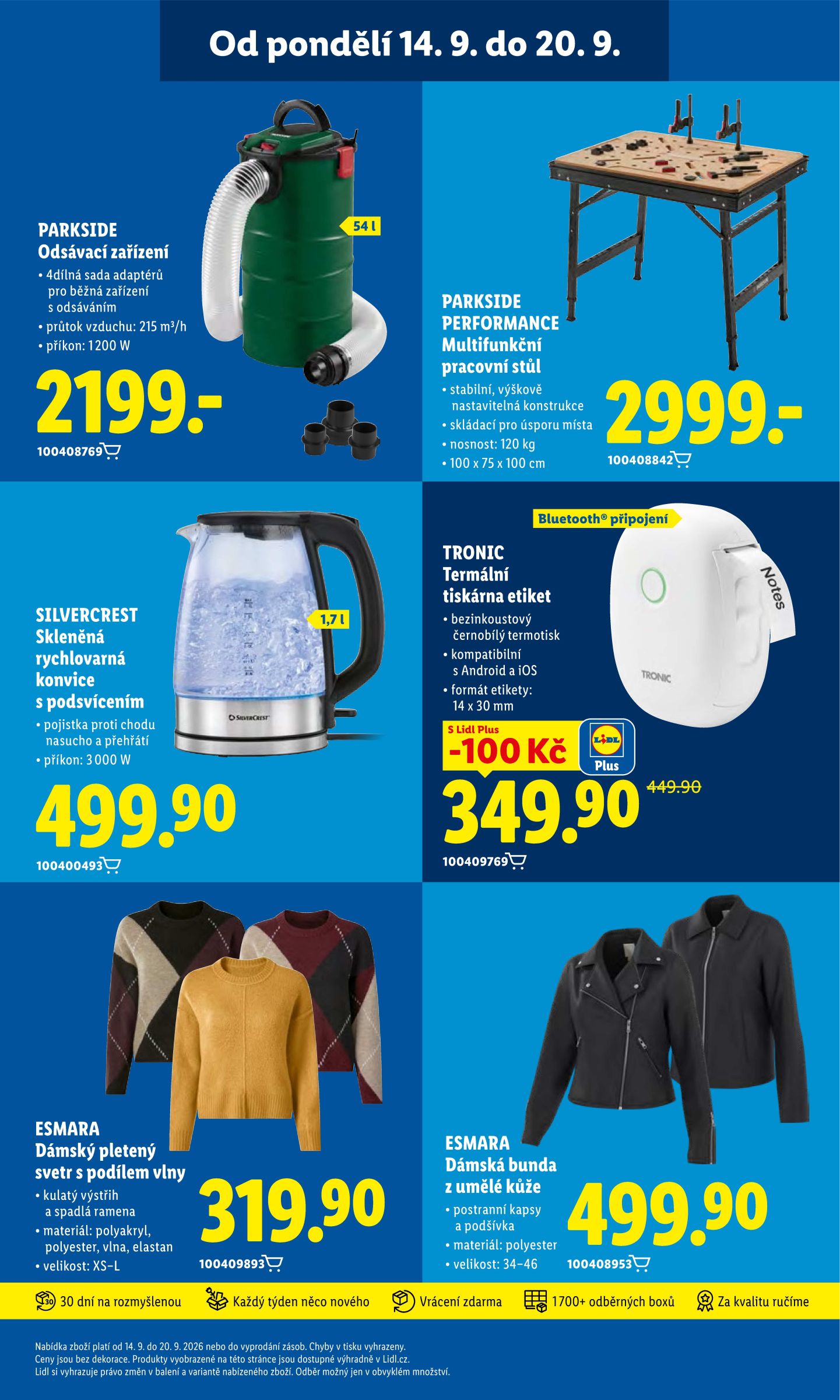 lidl - Lidl - Spotřební zboží leták na příští týden od pondělí 14.09.2026 do neděle 20.09.2026 - page: 17