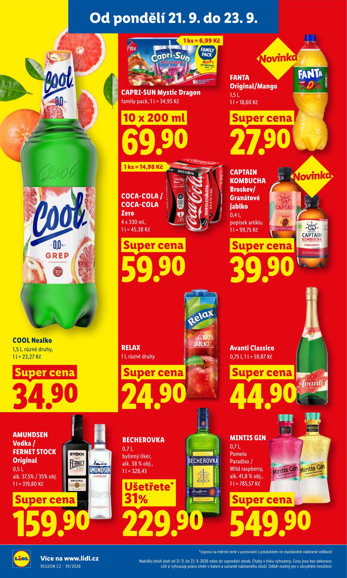 lidl - Lidl leták na příští týden od pondělí 21.09.2026 do středy 23.09.2026 - page: 36