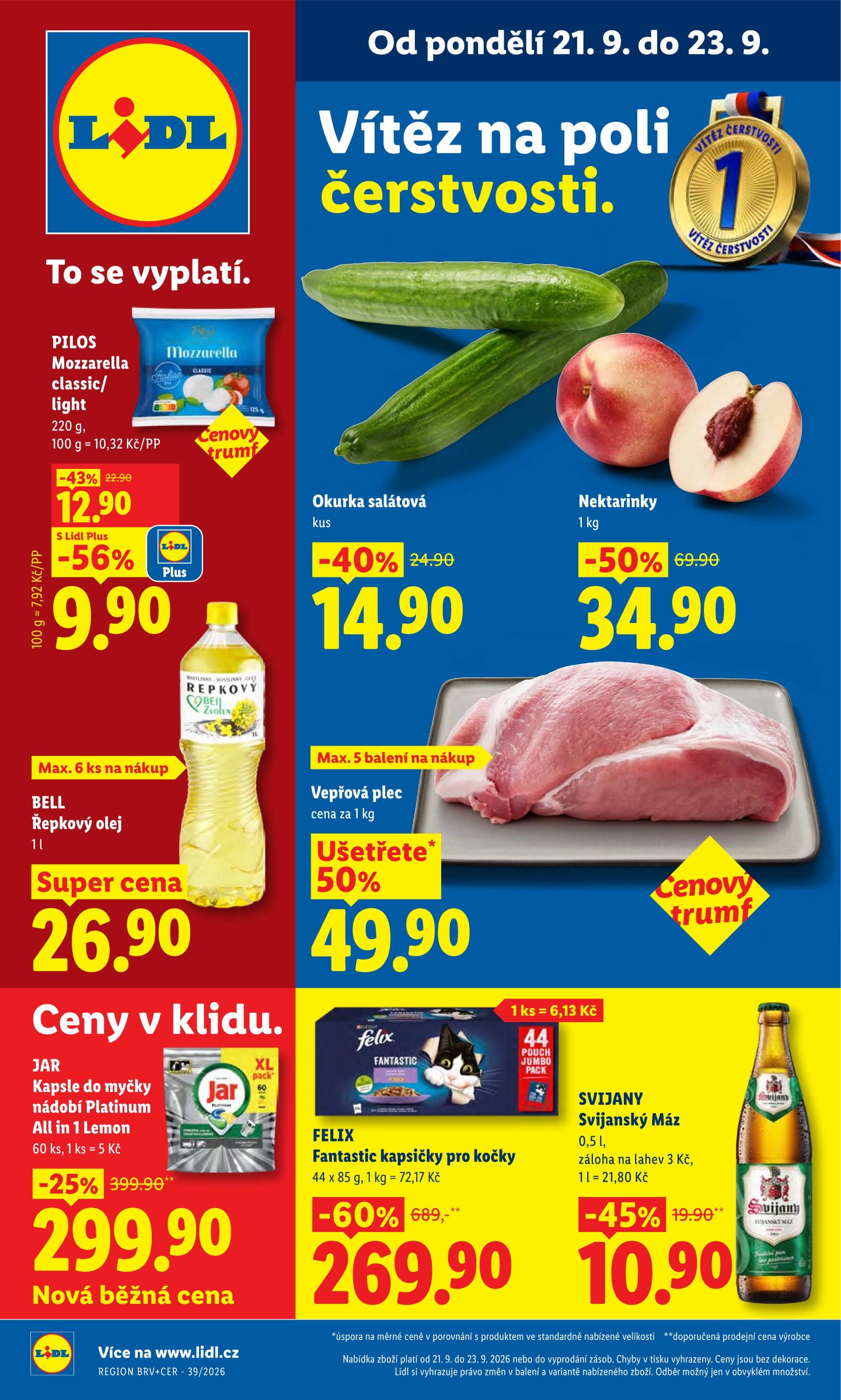 lidl - Lidl leták na příští týden od pondělí 21.09.2026 do středy 23.09.2026