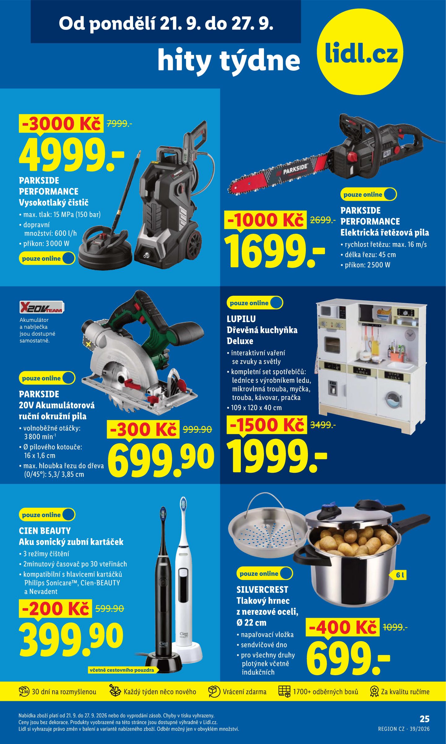 lidl - Lidl - Hity týdne leták na příští týden od pondělí 21.09.2026 do neděle 27.09.2026