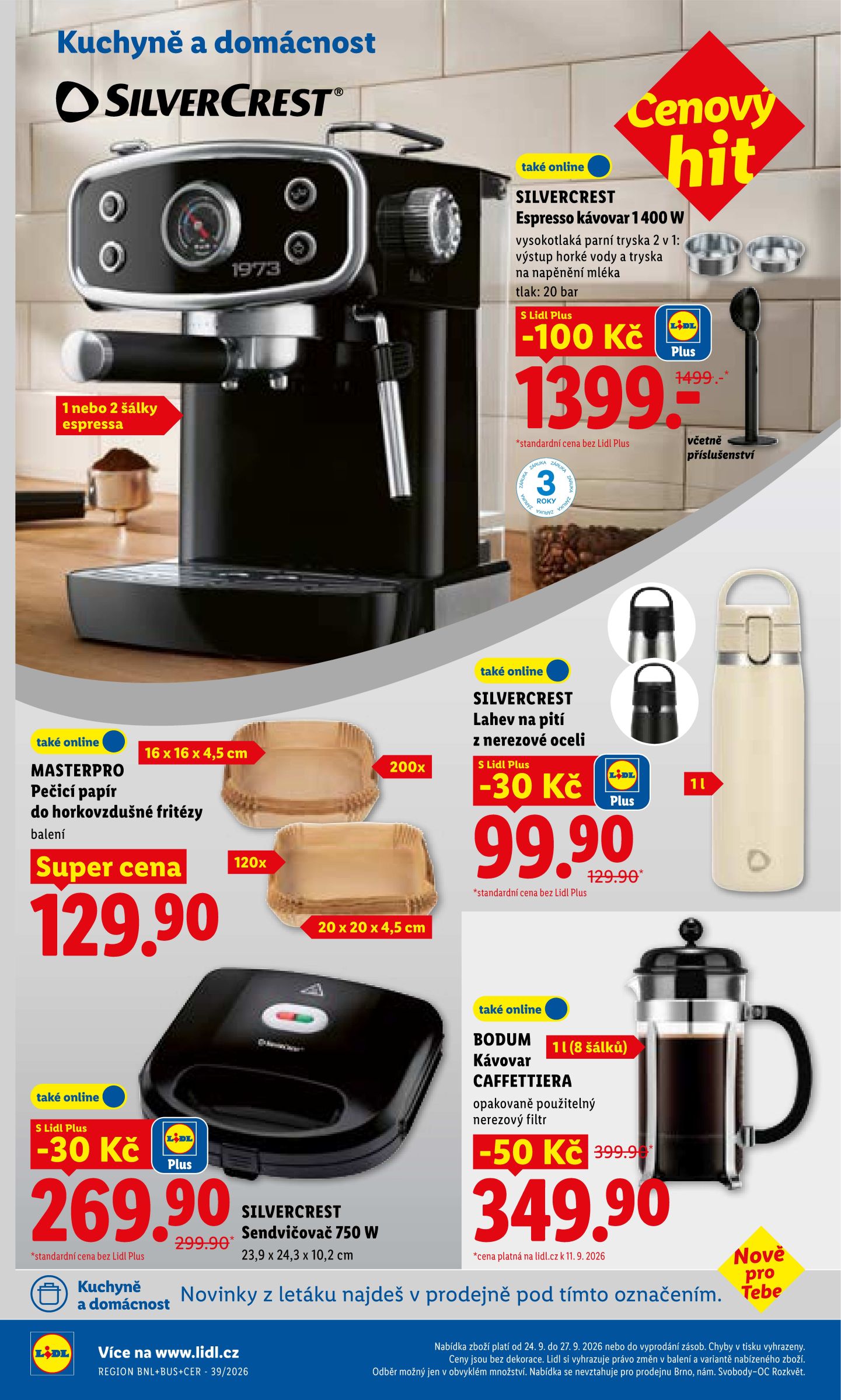 lidl - Lidl - Spotřební zboží leták na příští týden od pondělí 21.09.2026 do neděle 27.09.2026 - page: 16