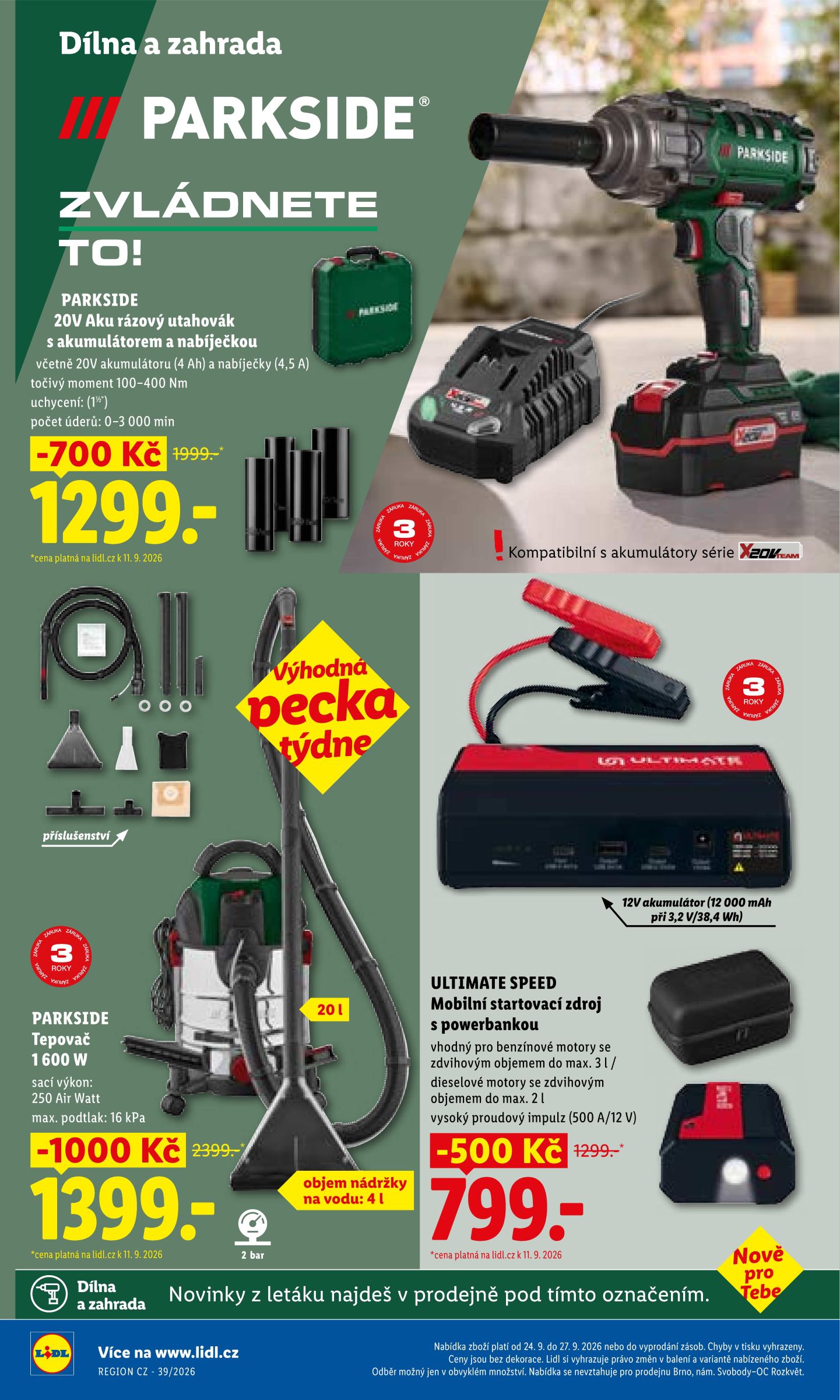 lidl - Lidl - Spotřební zboží leták na příští týden od pondělí 21.09.2026 do neděle 27.09.2026 - page: 10