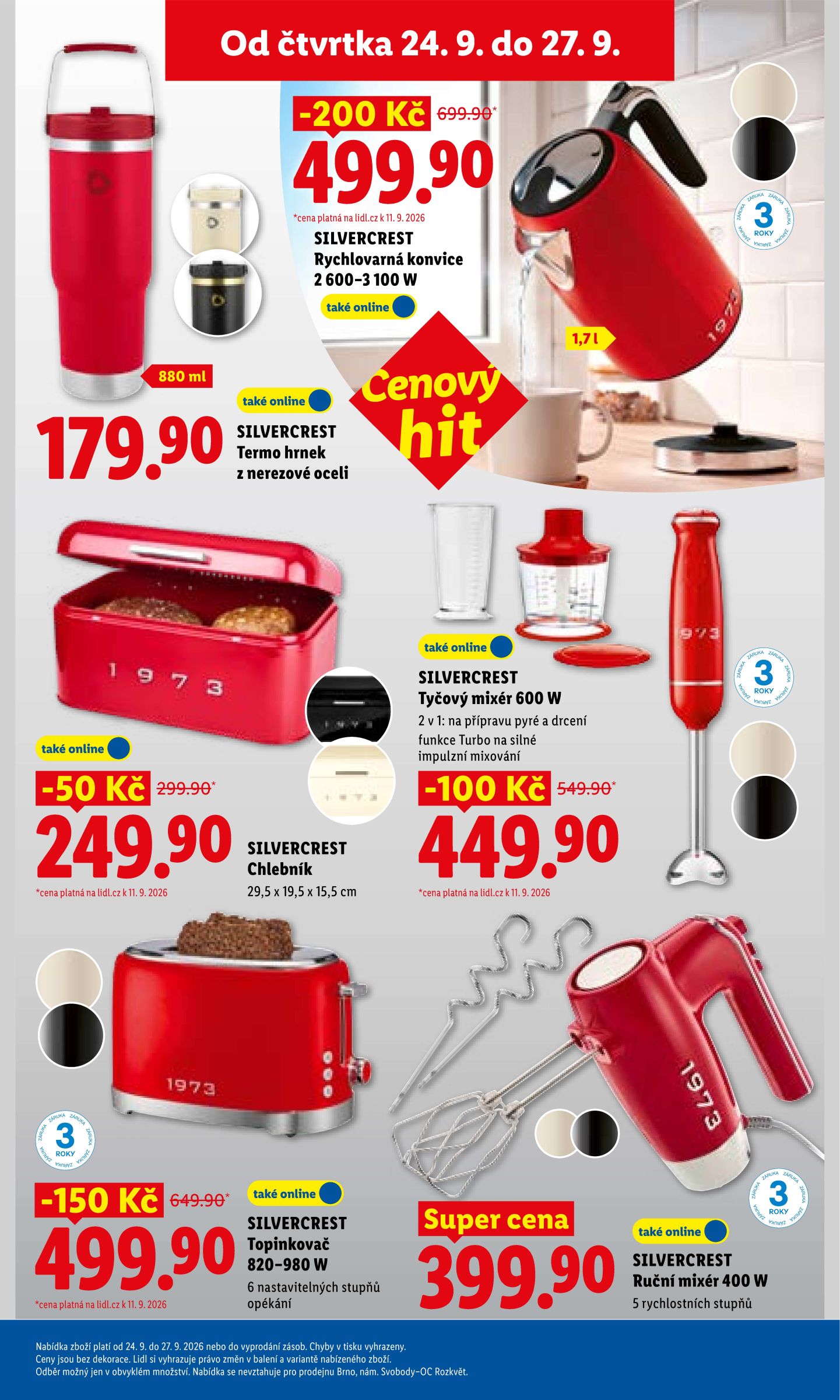 lidl - Lidl - Spotřební zboží leták na příští týden od pondělí 21.09.2026 do neděle 27.09.2026 - page: 17