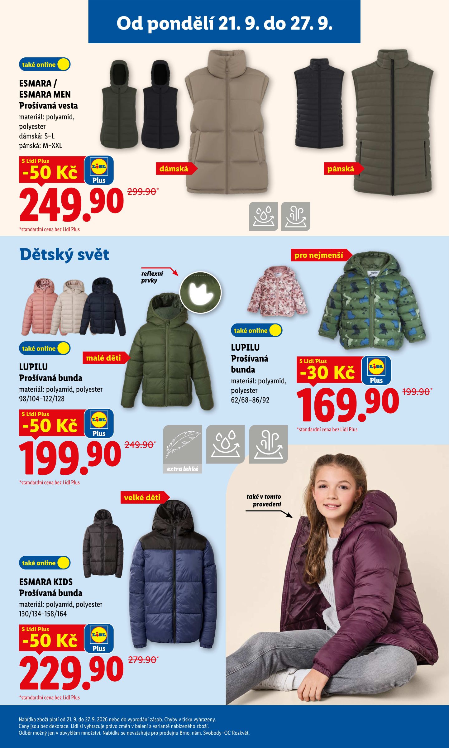 lidl - Lidl - Spotřební zboží leták na příští týden od pondělí 21.09.2026 do neděle 27.09.2026 - page: 3