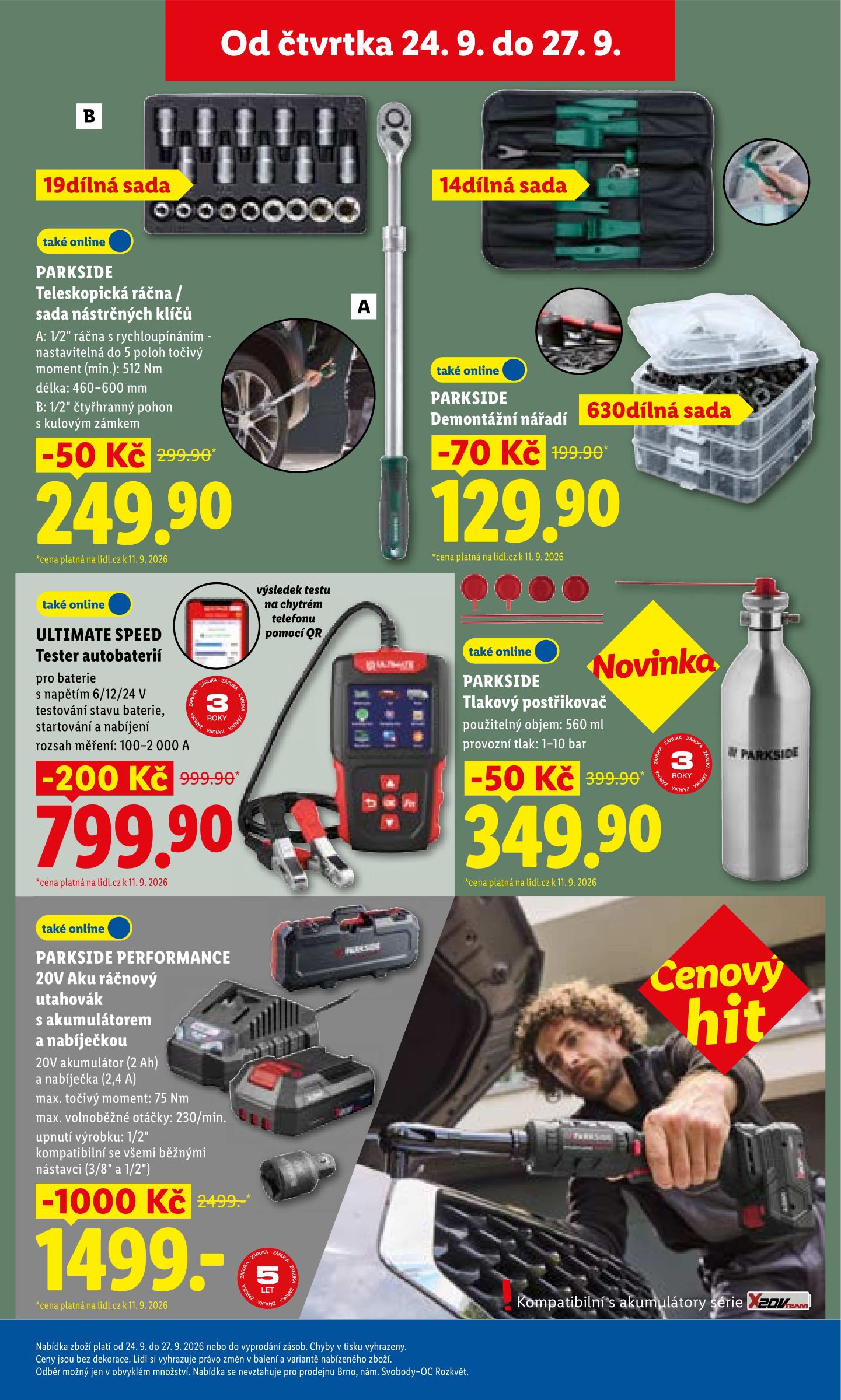 lidl - Lidl - Spotřební zboží leták na příští týden od pondělí 21.09.2026 do neděle 27.09.2026 - page: 11