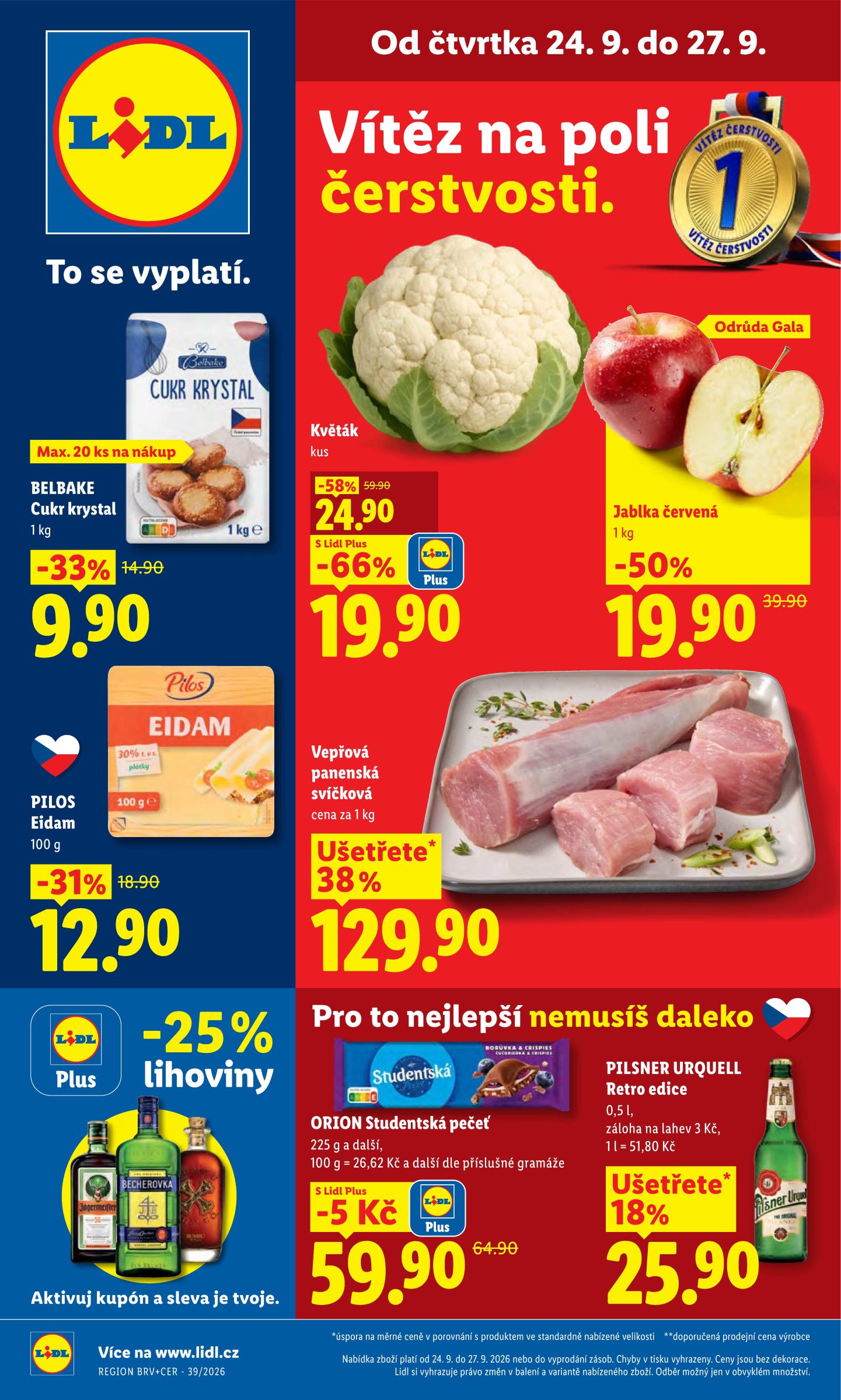 lidl - Lidl leták na příští týden od čtvrtka 24.09.2026 do neděle 27.09.2026