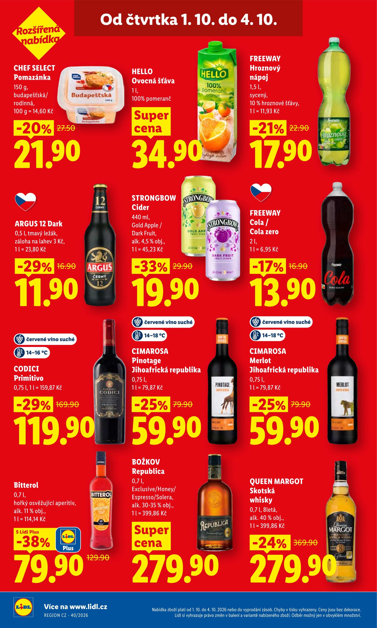 lidl - Lidl leták na příští týden od čtvrtka 01.10.2026 do neděle 04.10.2026 - page: 32