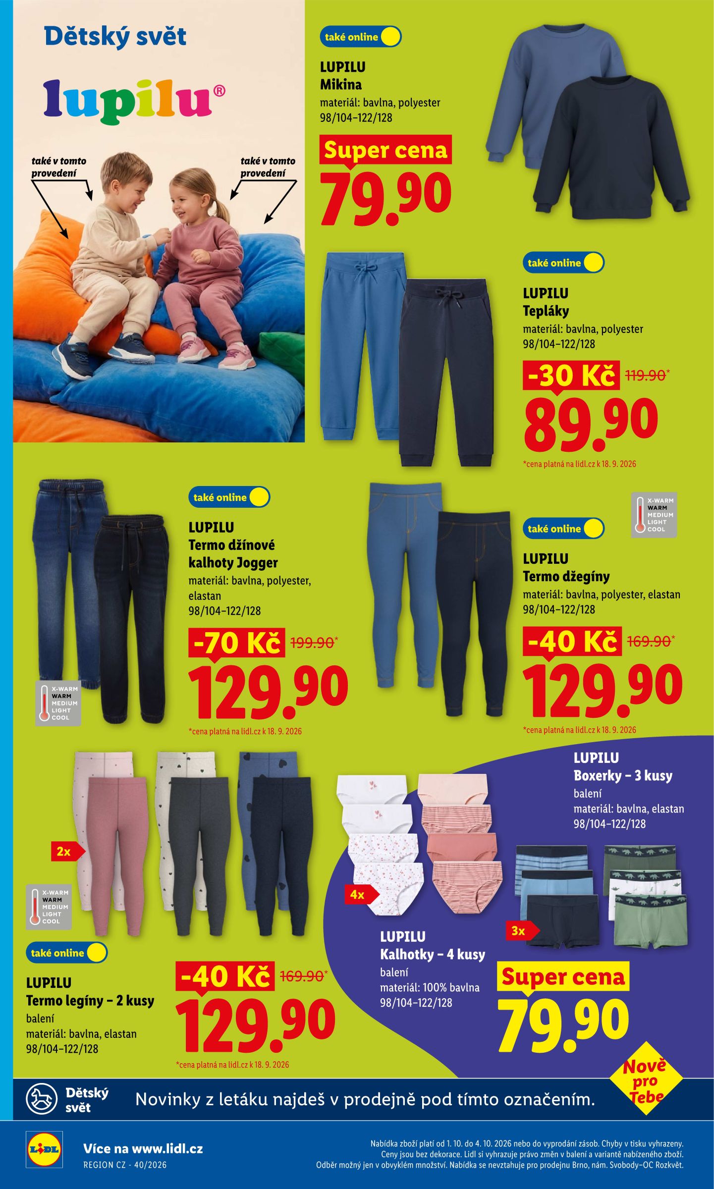 lidl - Lidl leták na příští týden od čtvrtka 01.10.2026 do neděle 04.10.2026 - page: 44