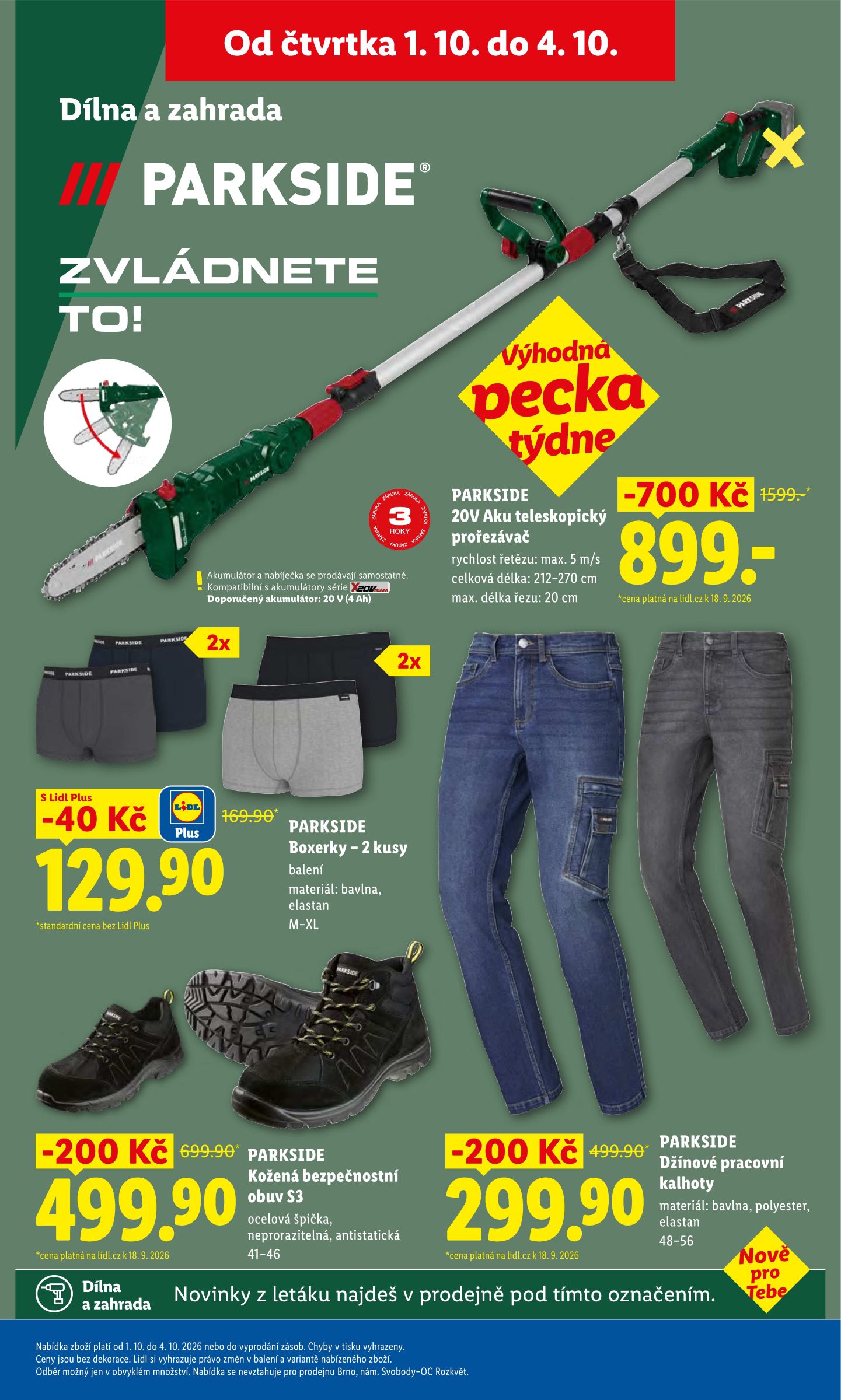 lidl - Lidl leták na příští týden od čtvrtka 01.10.2026 do neděle 04.10.2026 - page: 39