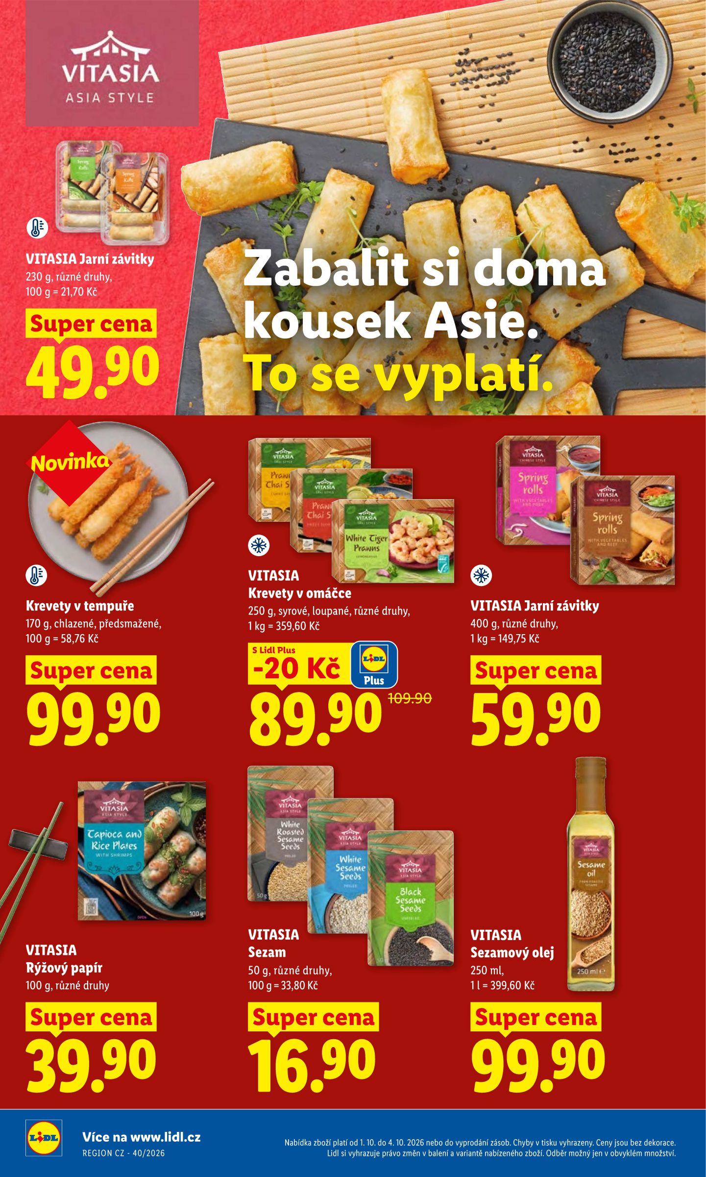 lidl - Lidl leták na příští týden od čtvrtka 01.10.2026 do neděle 04.10.2026 - page: 20