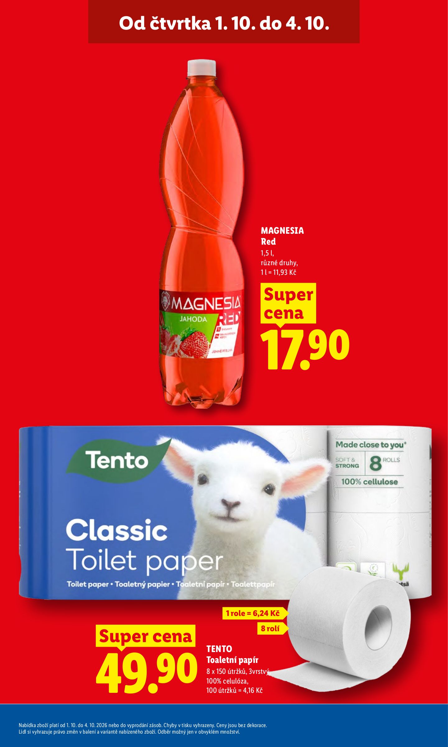 lidl - Aktuální Lidl leták platný od čtvrtka 01.10.2026 do neděle 04.10.2026 - page: 11