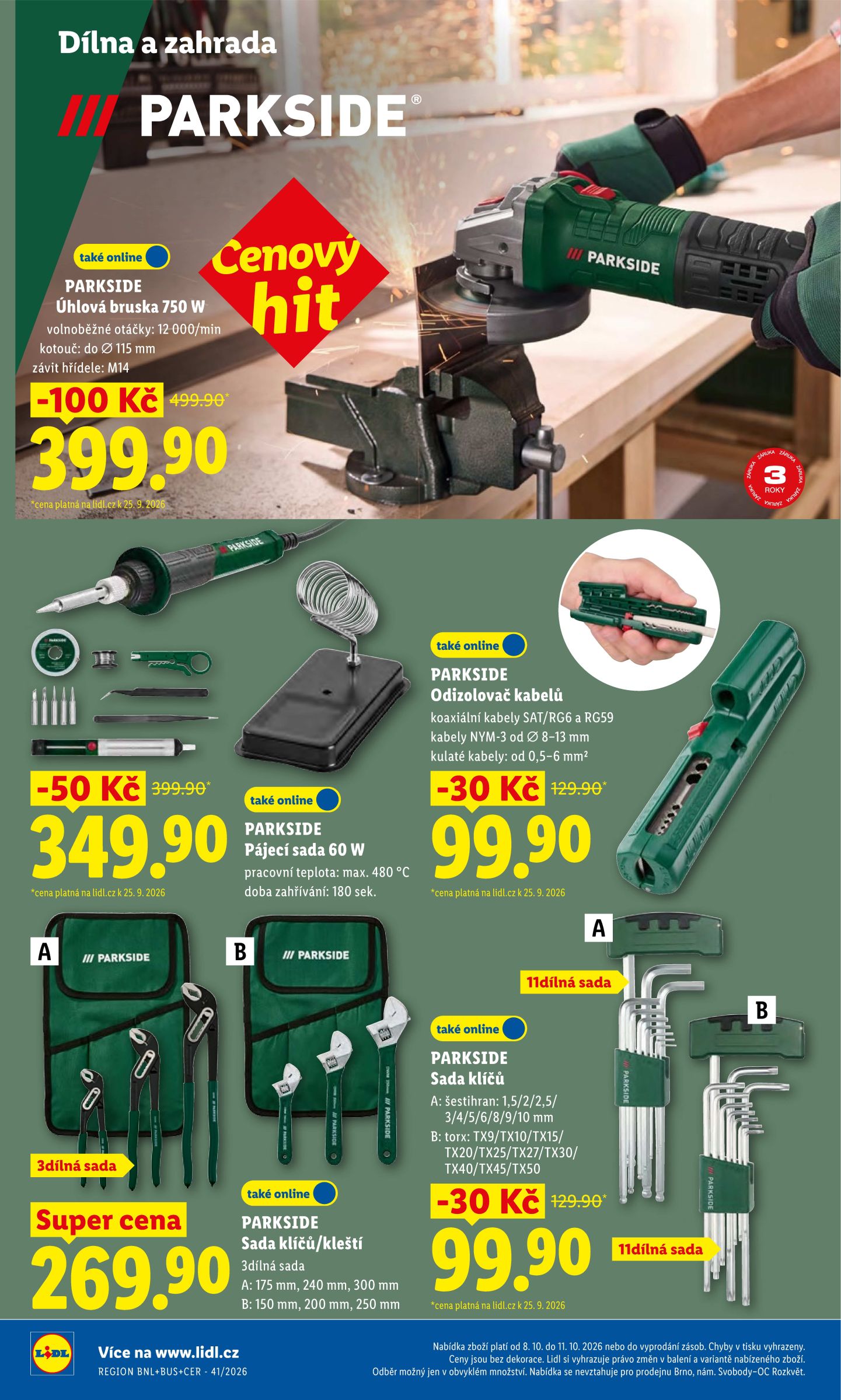 lidl - Lidl leták na příští týden od čtvrtka 08.10.2026 do neděle 11.10.2026 - page: 38