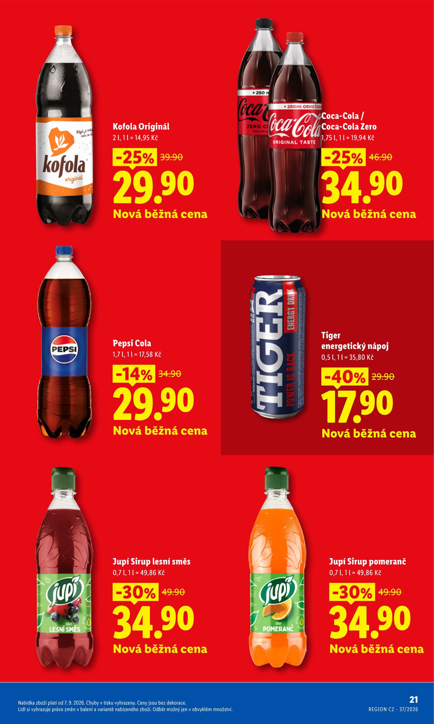 lidl - Aktuální Lidl - Ceny v klidu leták platný od pondělí 07.09.2026 do pondělí 30.11.2026 - page: 21