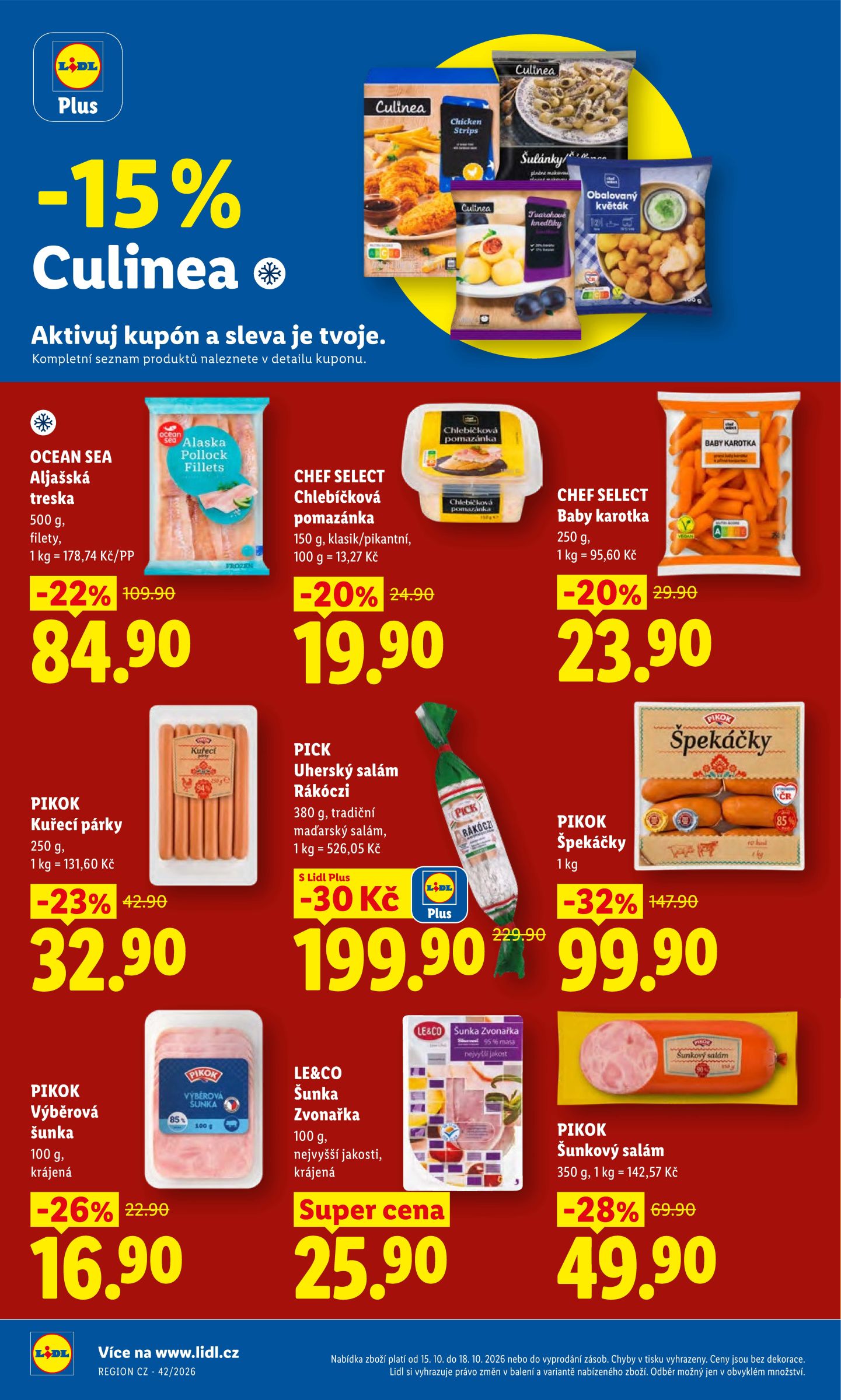 lidl - Lidl leták na příští týden od čtvrtka 15.10.2026 do neděle 18.10.2026 - page: 22