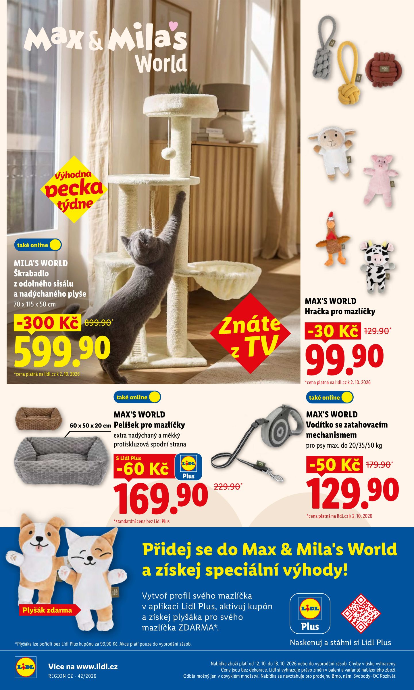 lidl - Lidl - Max & Mila's World leták na příští týden od pondělí 12.10.2026 do neděle 18.10.2026 - page: 2