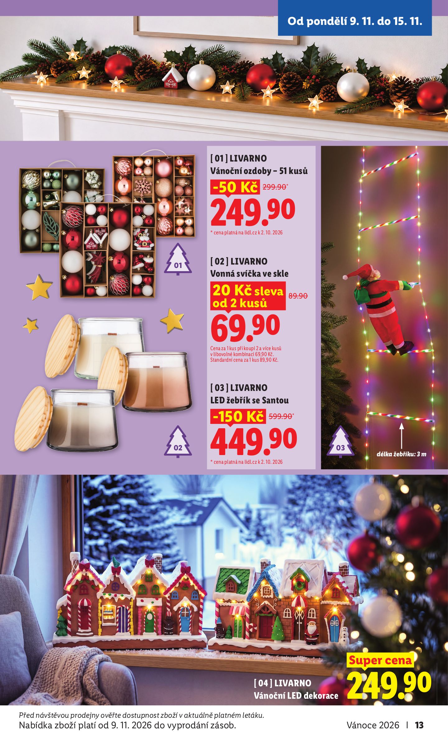 lidl - Lidl - Vánoční inspirace leták na příští týden od pondělí 19.10.2026 do neděle 20.12.2026 - page: 13