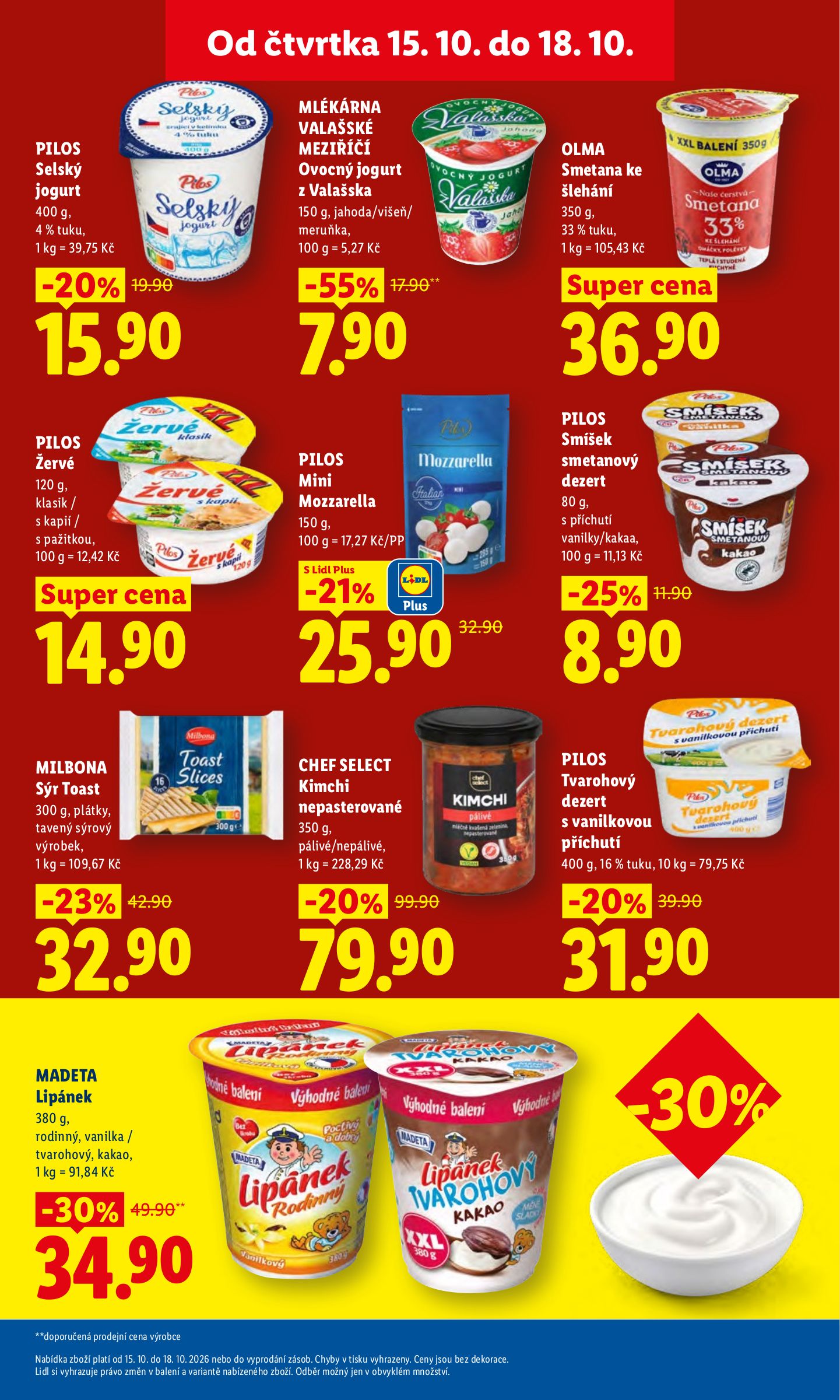 lidl - Aktuální Lidl leták platný od čtvrtka 15.10.2026 do neděle 18.10.2026 - page: 25