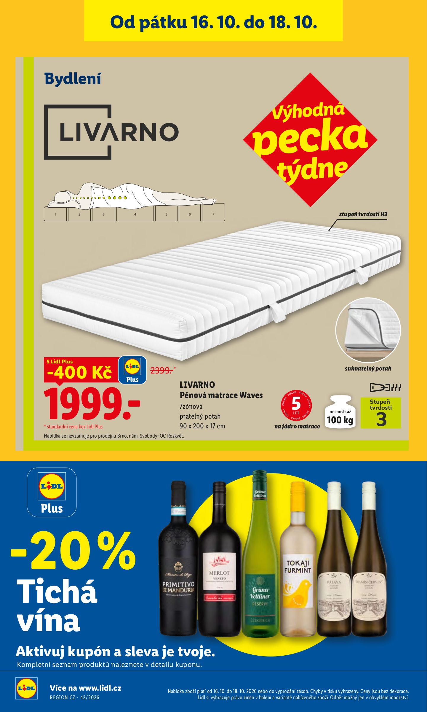 lidl - Aktuální Lidl leták platný od čtvrtka 15.10.2026 do neděle 18.10.2026 - page: 50