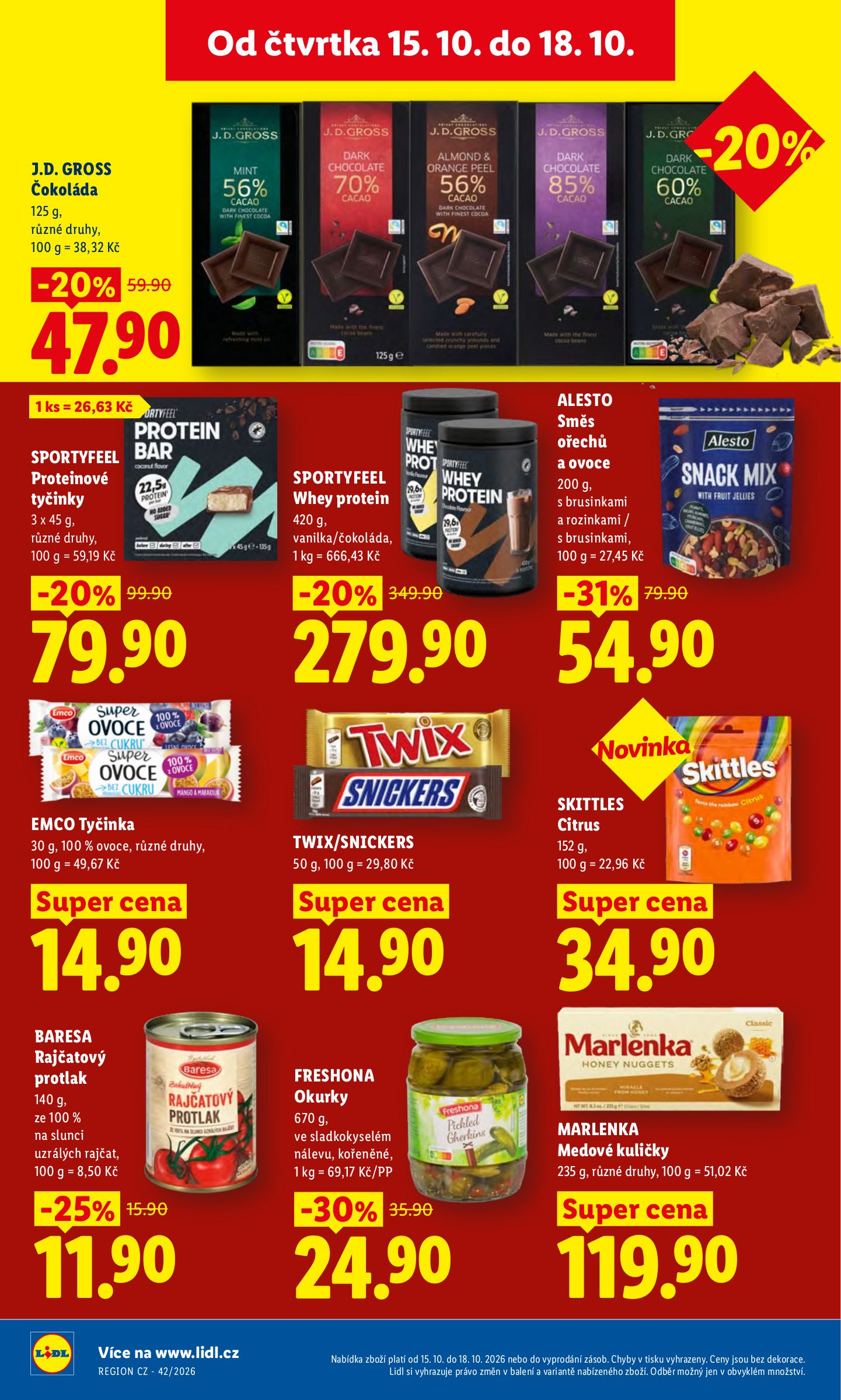 lidl - Aktuální Lidl leták platný od čtvrtka 15.10.2026 do neděle 18.10.2026 - page: 26