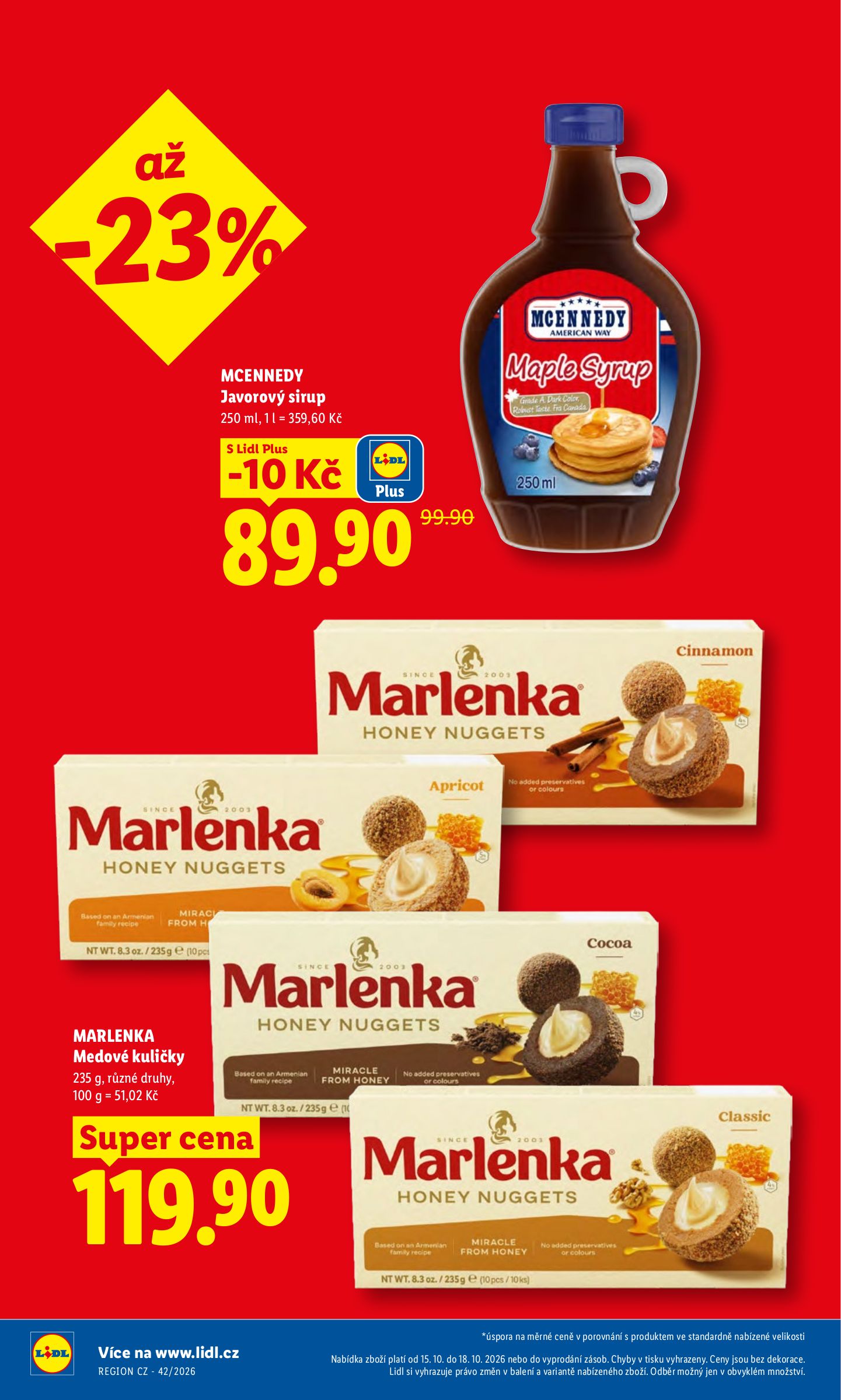lidl - Aktuální Lidl leták platný od čtvrtka 15.10.2026 do neděle 18.10.2026 - page: 6