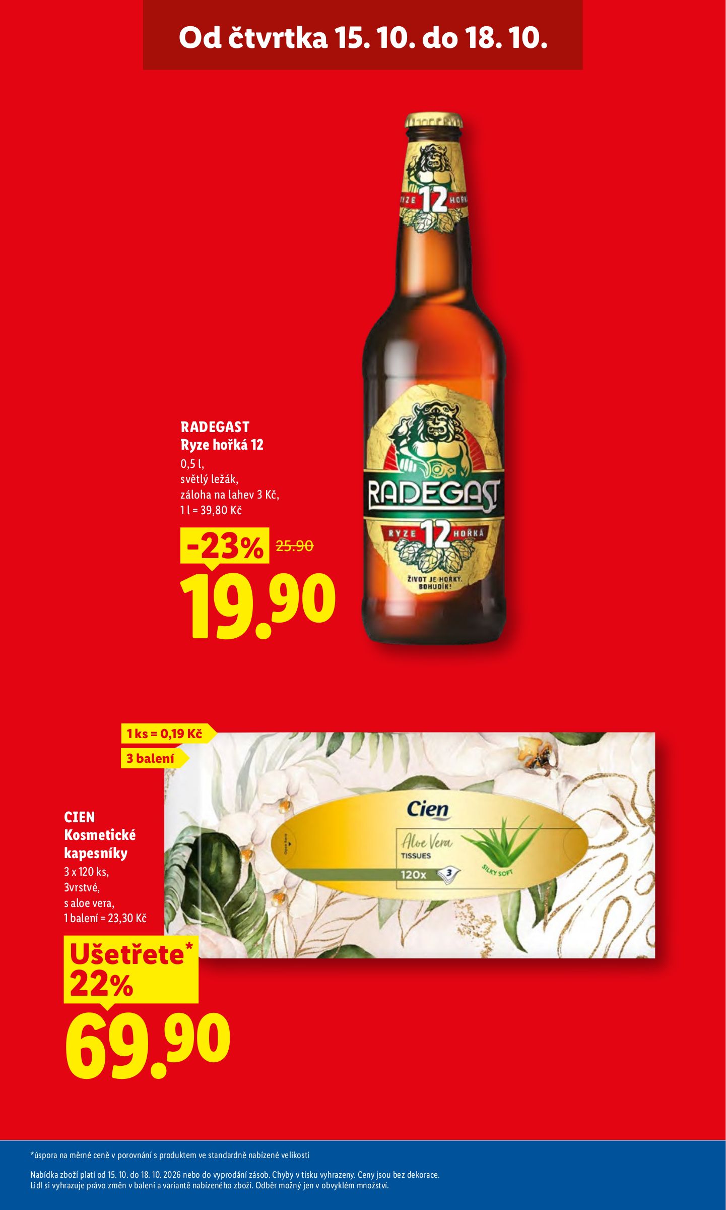 lidl - Aktuální Lidl leták platný od čtvrtka 15.10.2026 do neděle 18.10.2026 - page: 7