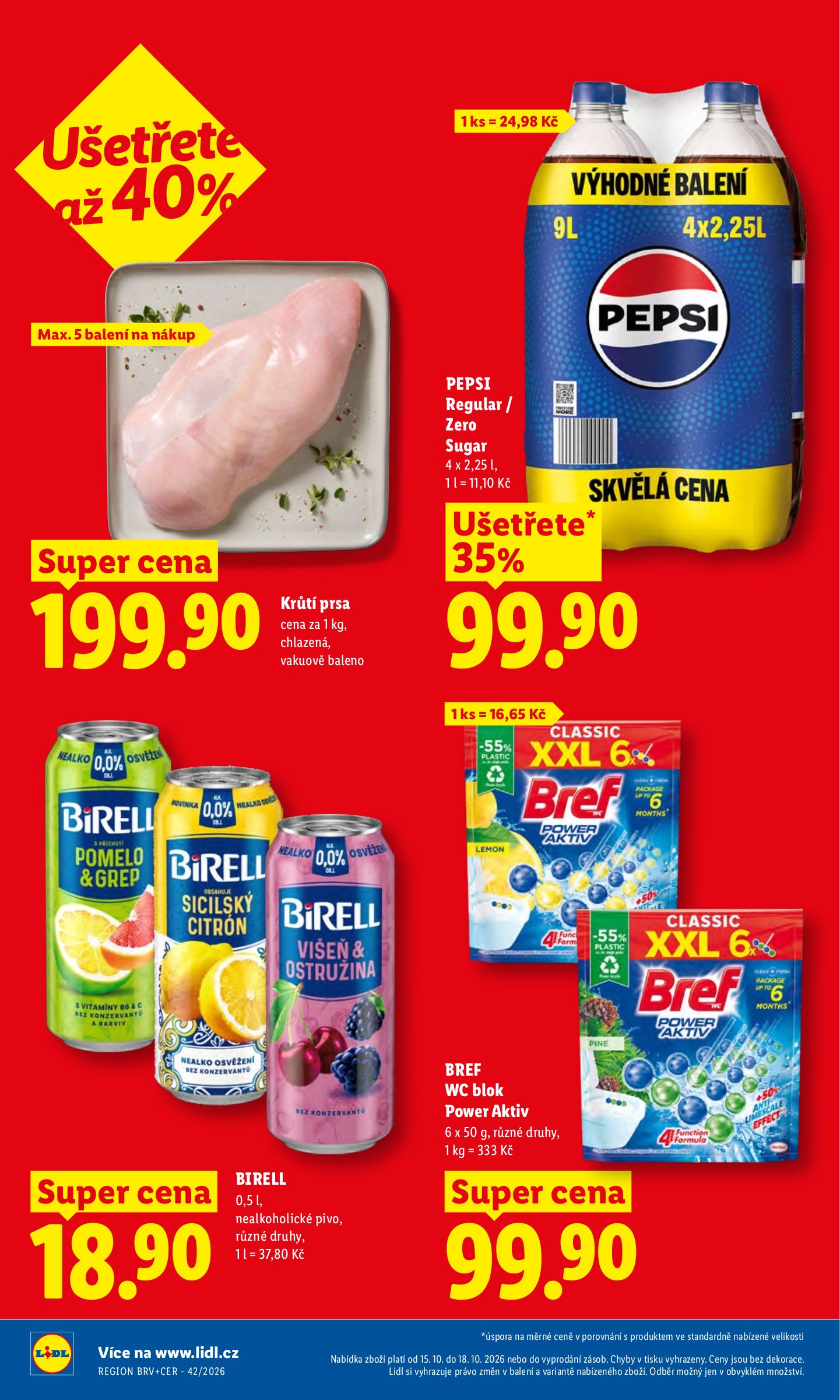 lidl - Aktuální Lidl leták platný od čtvrtka 15.10.2026 do neděle 18.10.2026 - page: 2