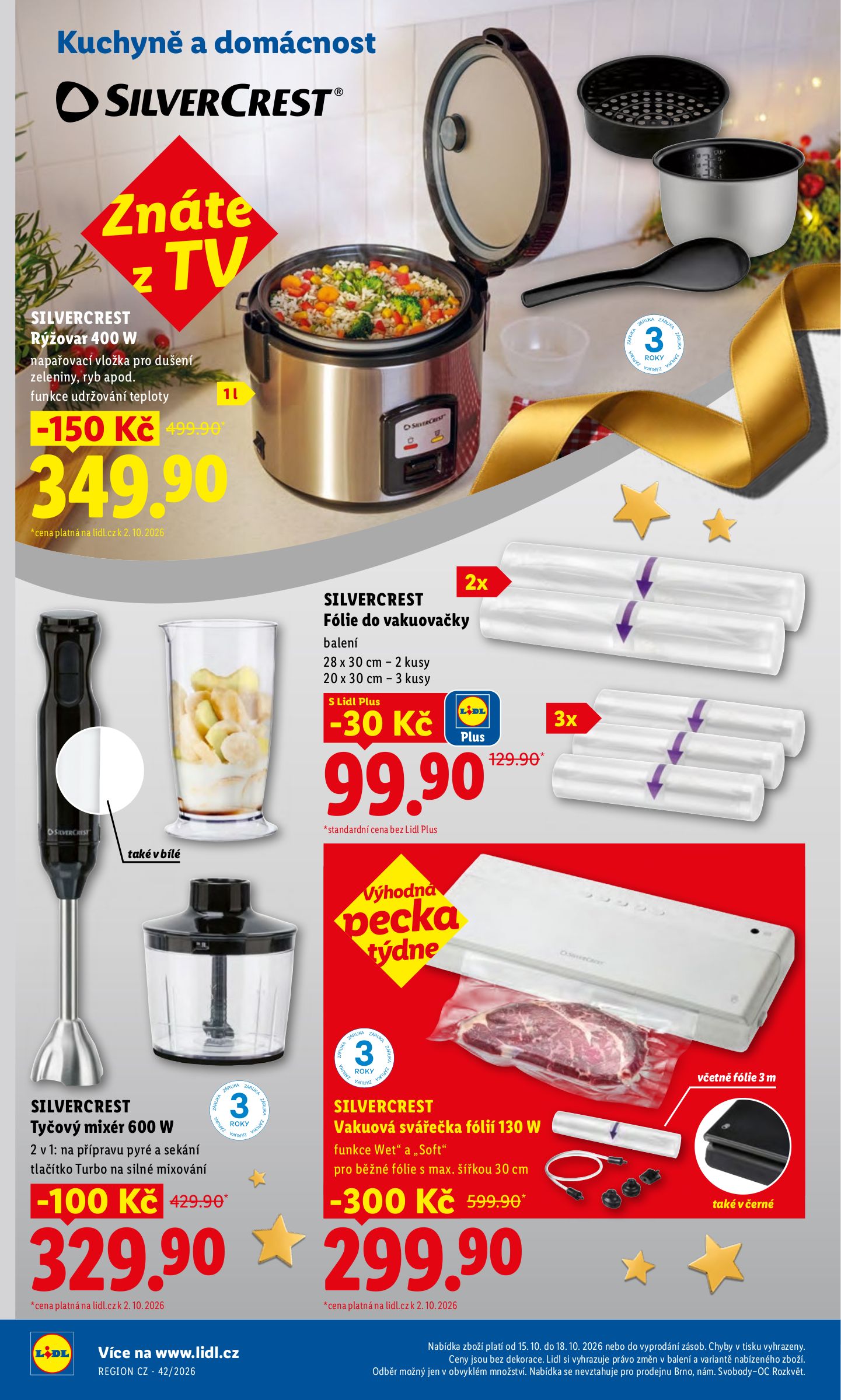 lidl - Aktuální Lidl leták platný od čtvrtka 15.10.2026 do neděle 18.10.2026 - page: 44
