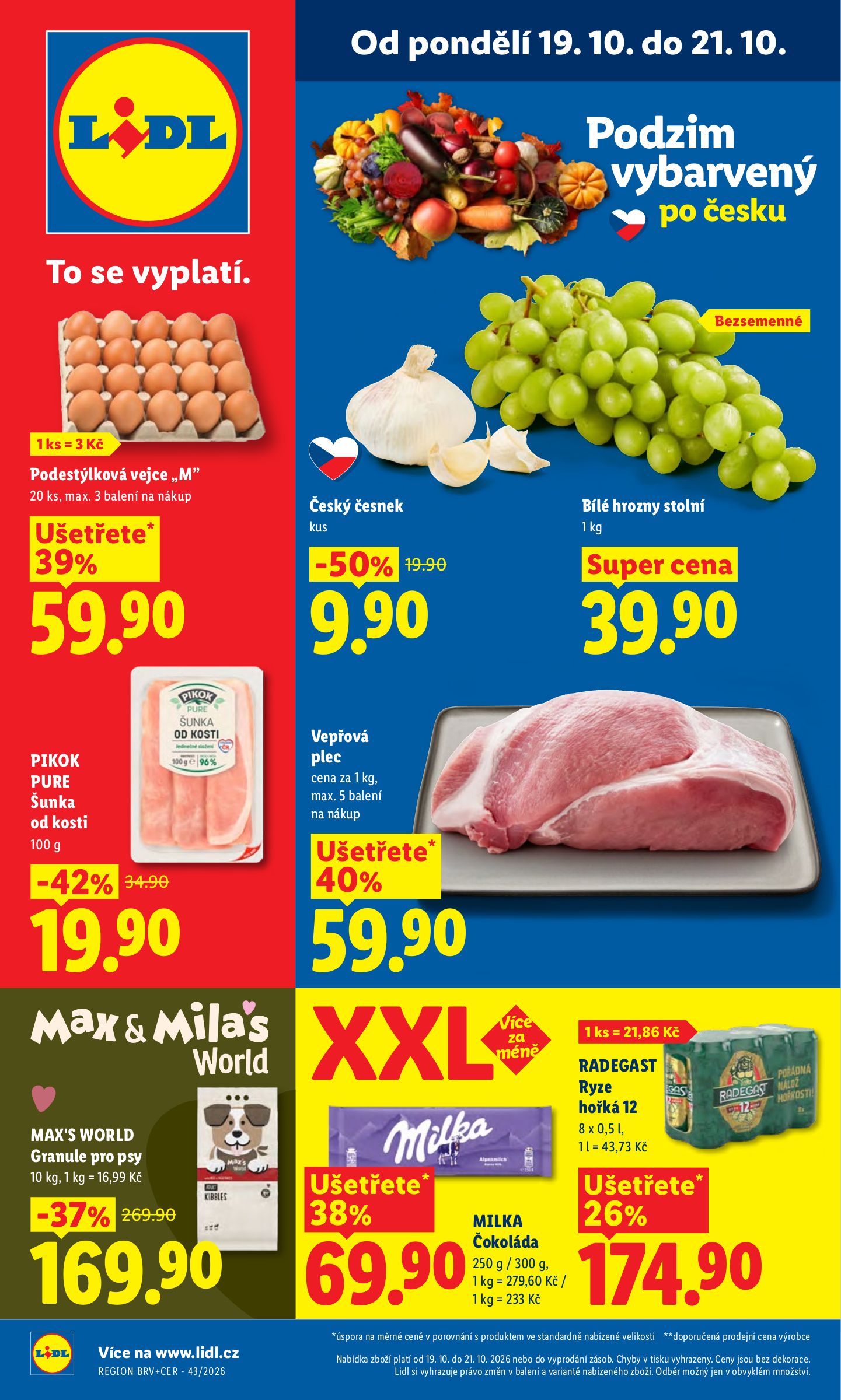 lidl - Lidl leták na příští týden od pondělí 19.10.2026 do středy 21.10.2026