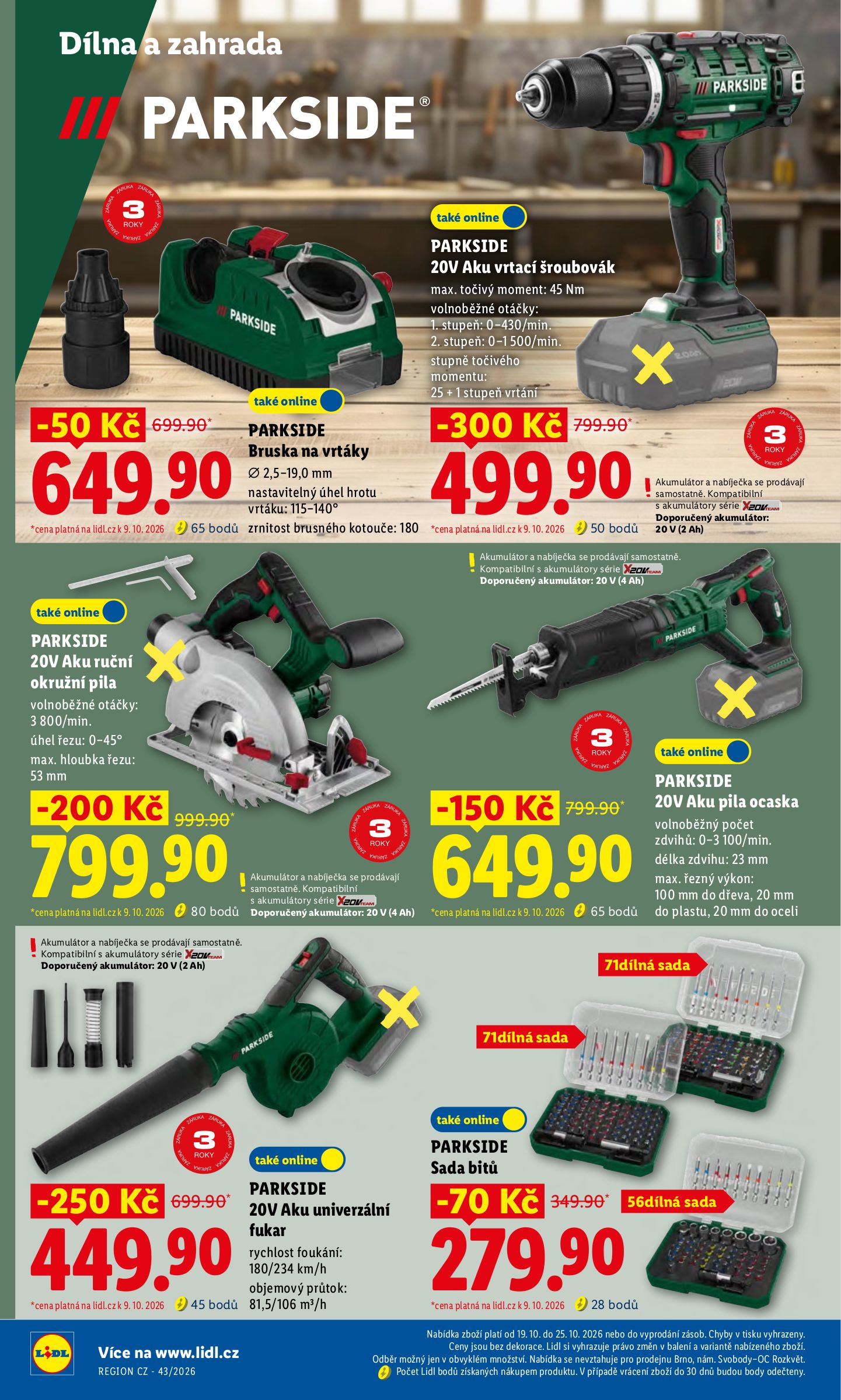 lidl - Lidl - Spotřební zboží leták na příští týden od pondělí 19.10.2026 do neděle 25.10.2026 - page: 10