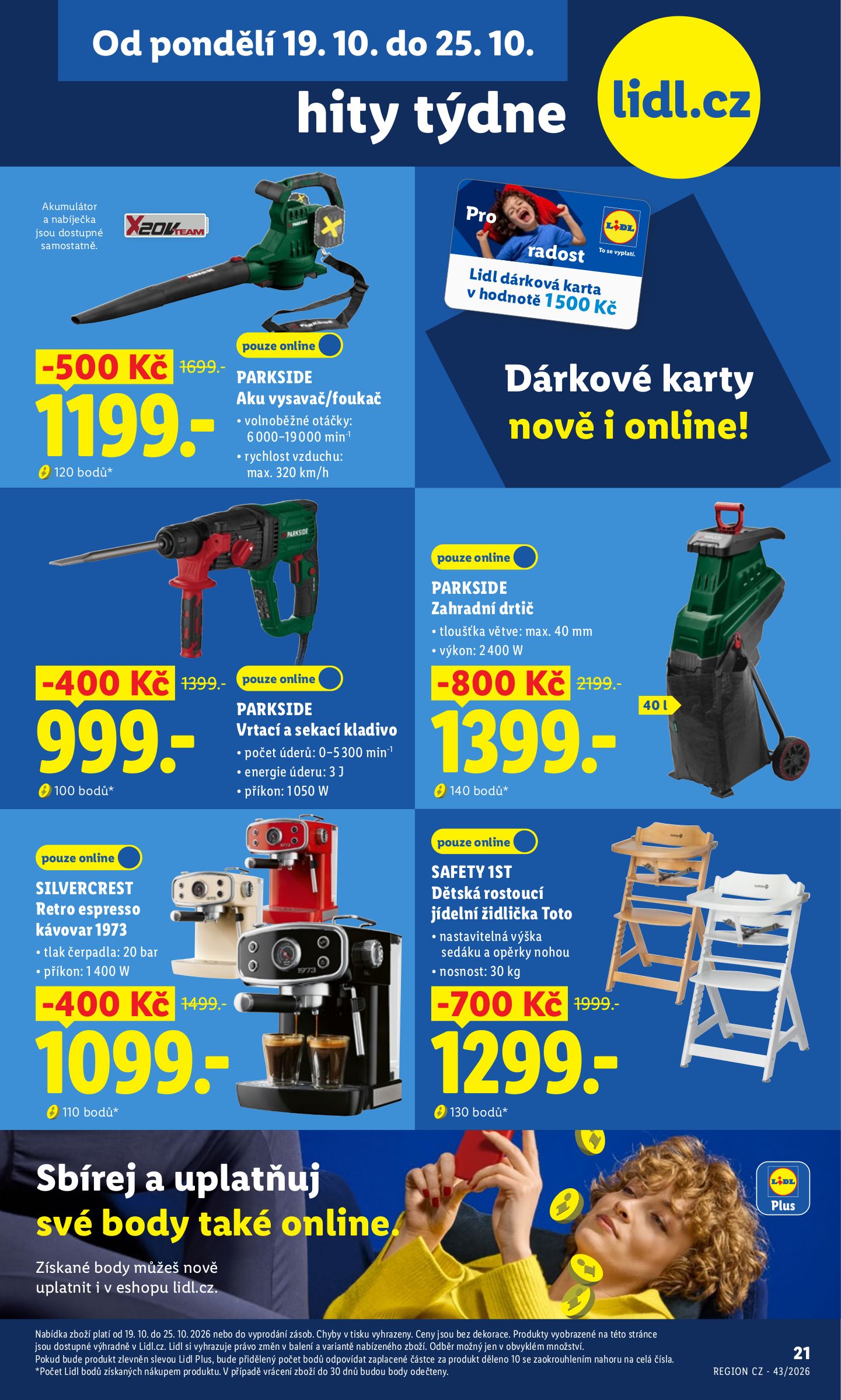 lidl - Lidl - Hity týdne leták na příští týden od pondělí 19.10.2026 do neděle 25.10.2026
