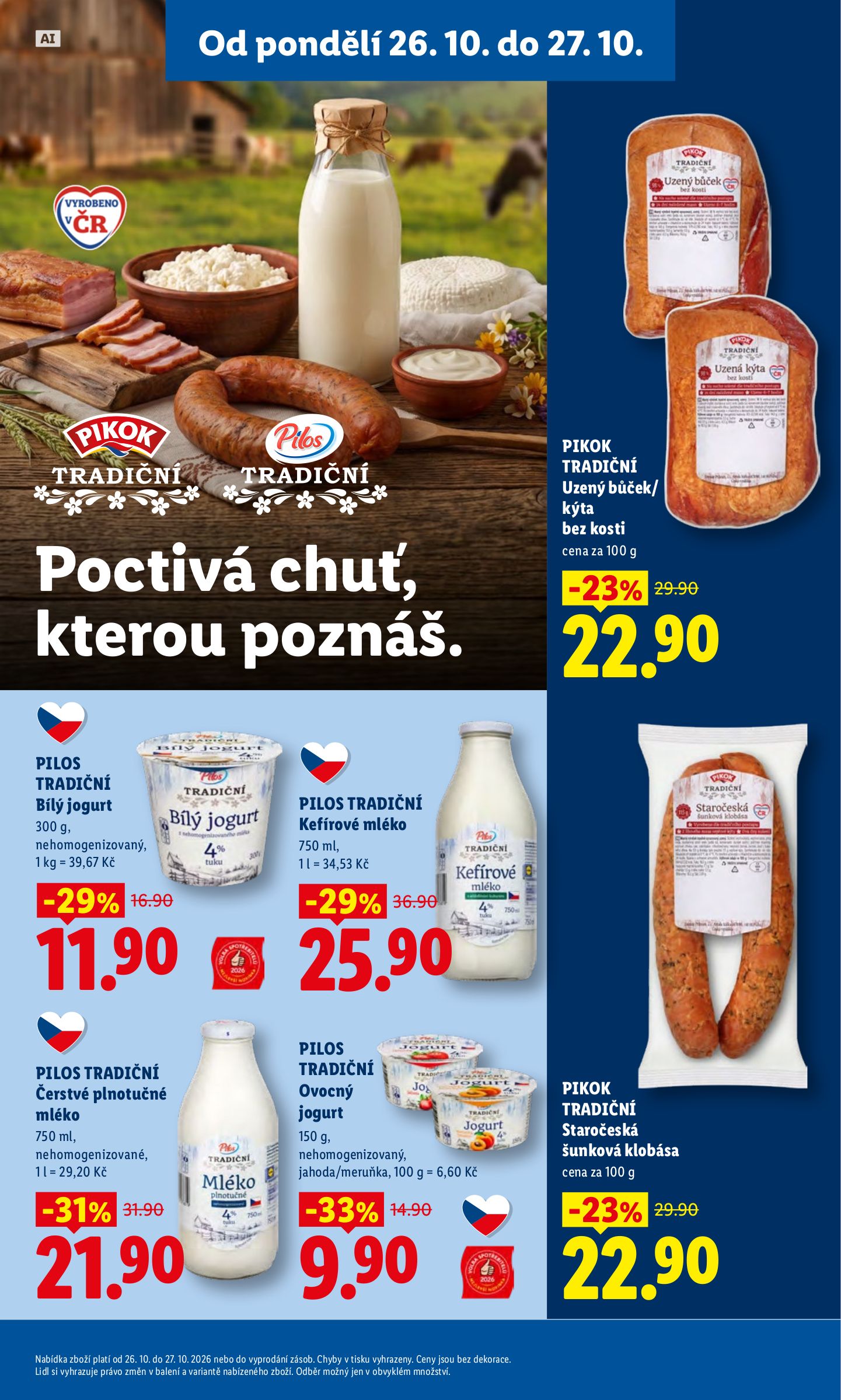 lidl - Lidl leták na příští týden od pondělí 26.10.2026 do úterý 27.10.2026 - page: 23