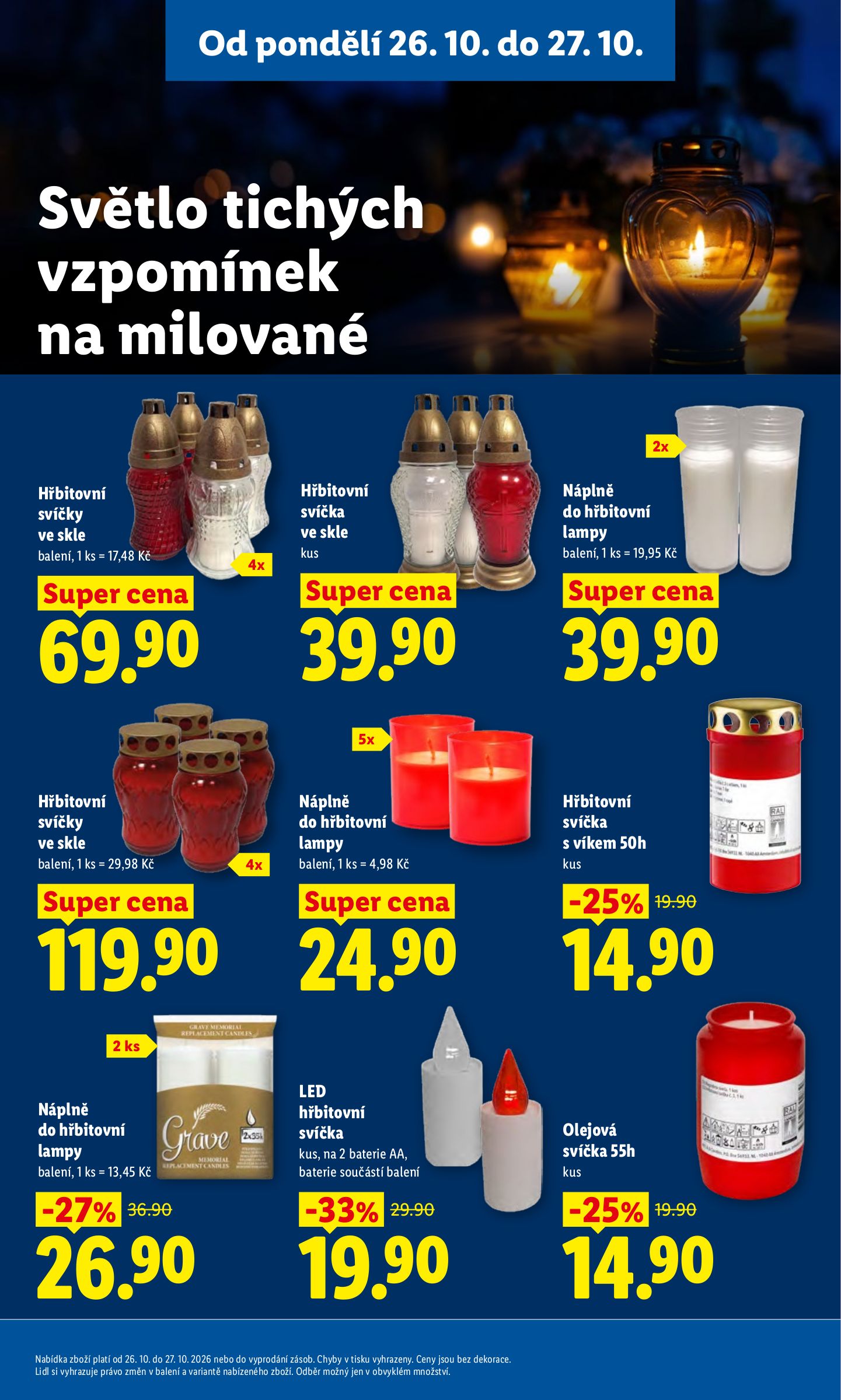 lidl - Lidl leták na příští týden od pondělí 26.10.2026 do úterý 27.10.2026 - page: 35