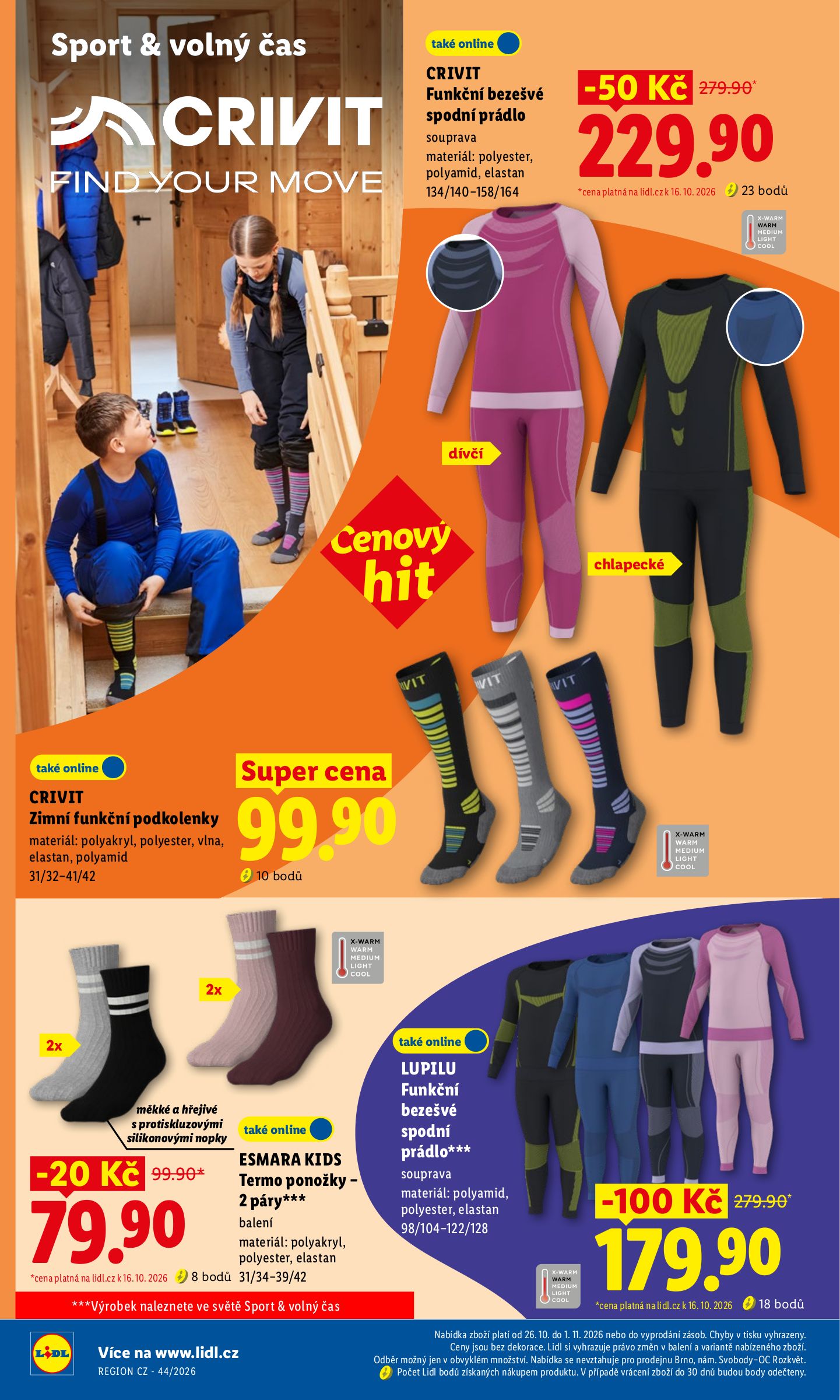 lidl - Lidl leták na příští týden od pondělí 26.10.2026 do úterý 27.10.2026 - page: 44