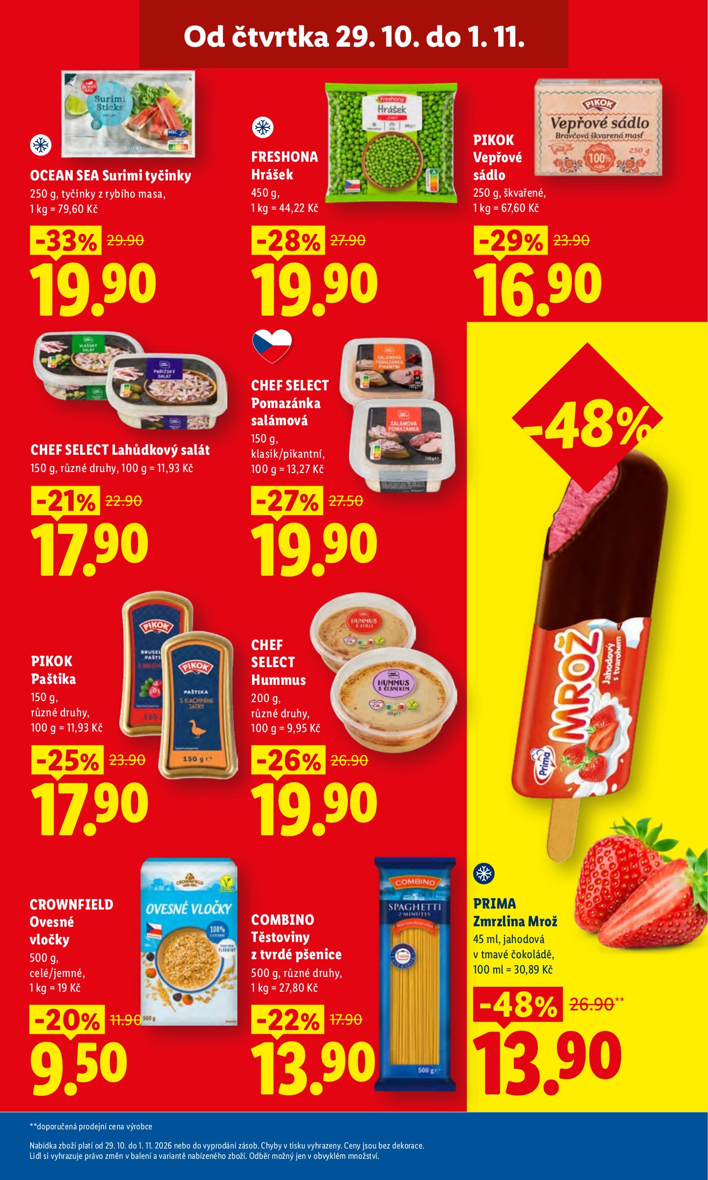 lidl - Lidl leták na příští týden od čtvrtka 29.10.2026 do neděle 01.11.2026 - page: 29