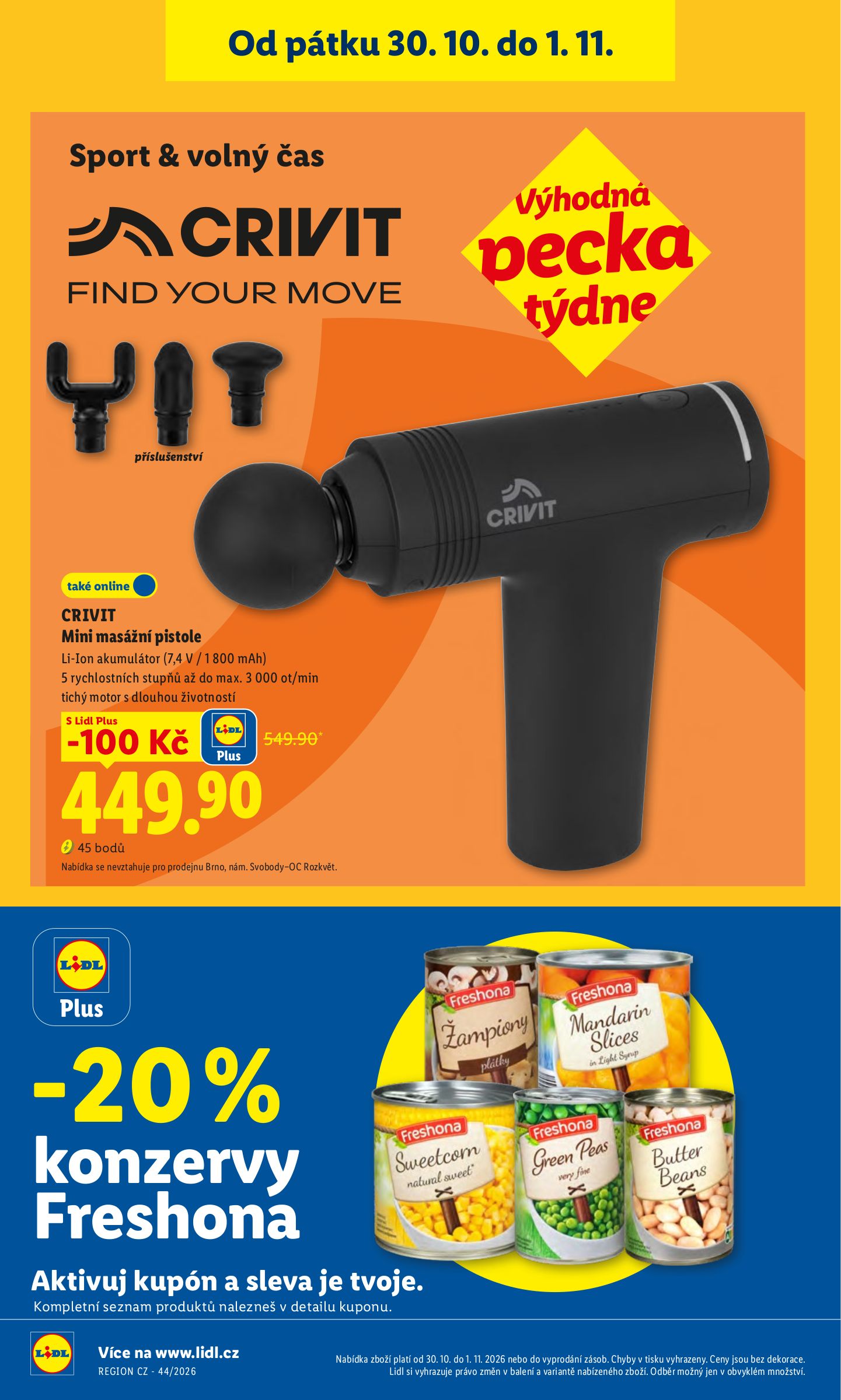 lidl - Lidl leták na příští týden od čtvrtka 29.10.2026 do neděle 01.11.2026 - page: 54