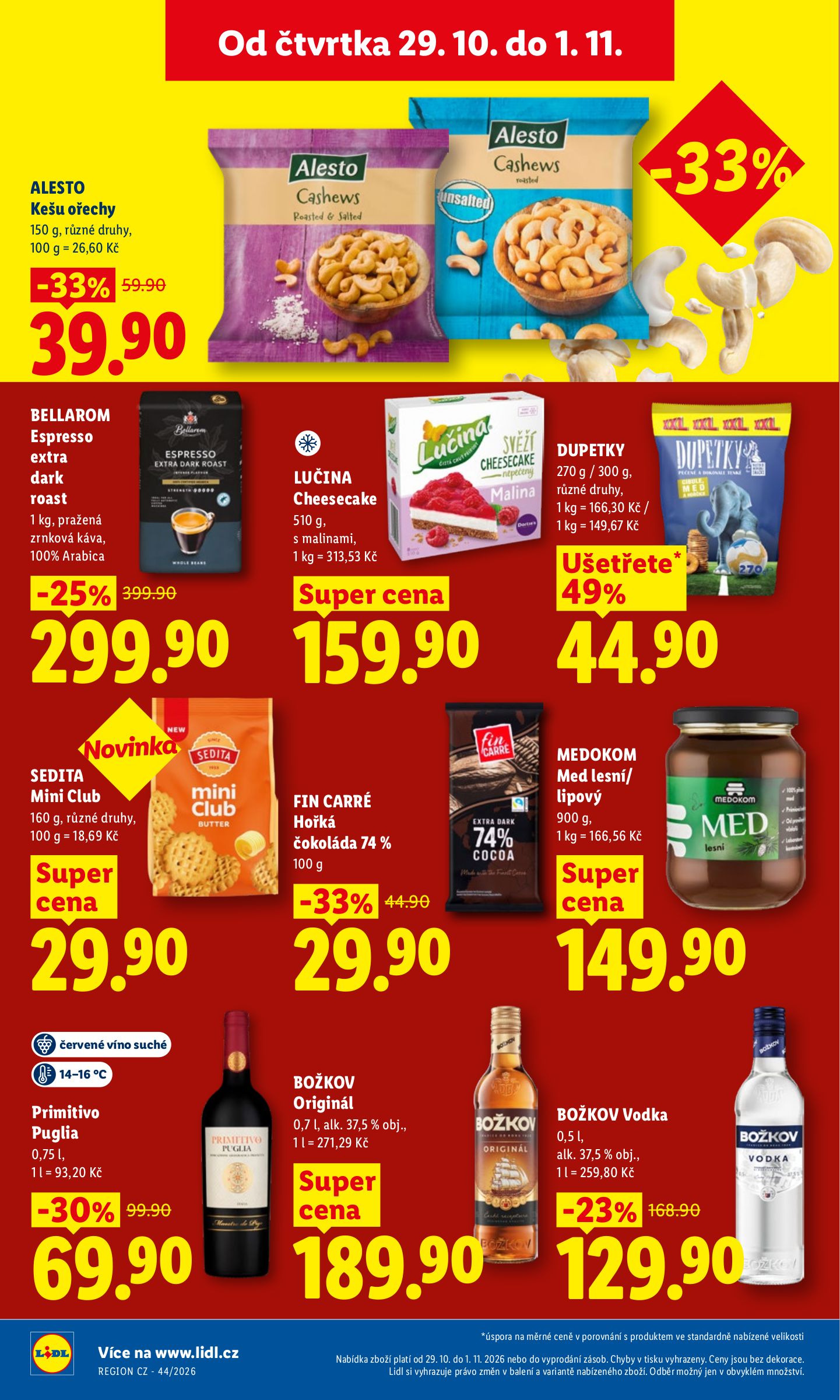 lidl - Lidl leták na příští týden od čtvrtka 29.10.2026 do neděle 01.11.2026 - page: 34
