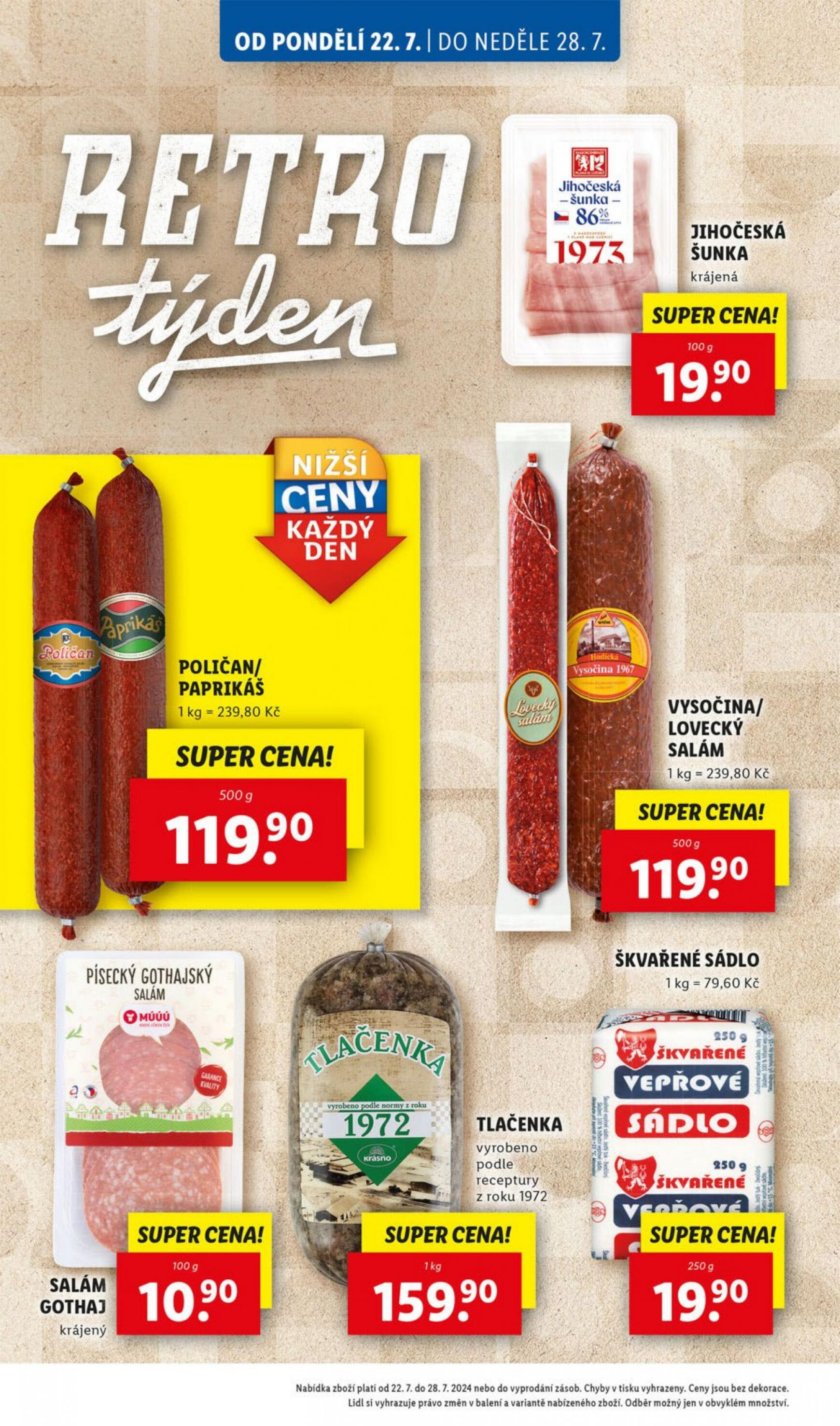 lidl - Leták Lidl aktuální 22.07. - 28.07. - page: 18