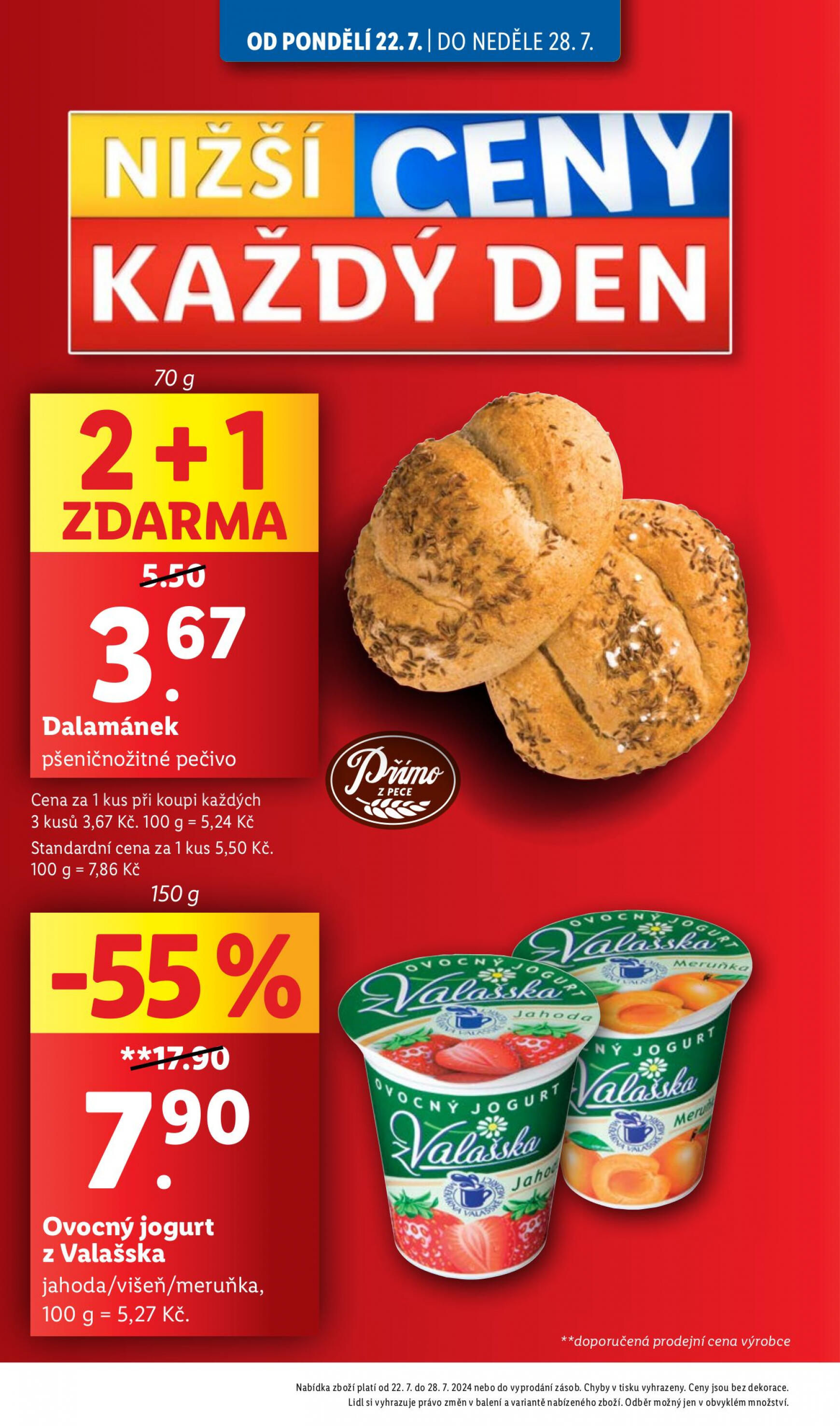 lidl - Leták Lidl aktuální 22.07. - 28.07. - page: 4