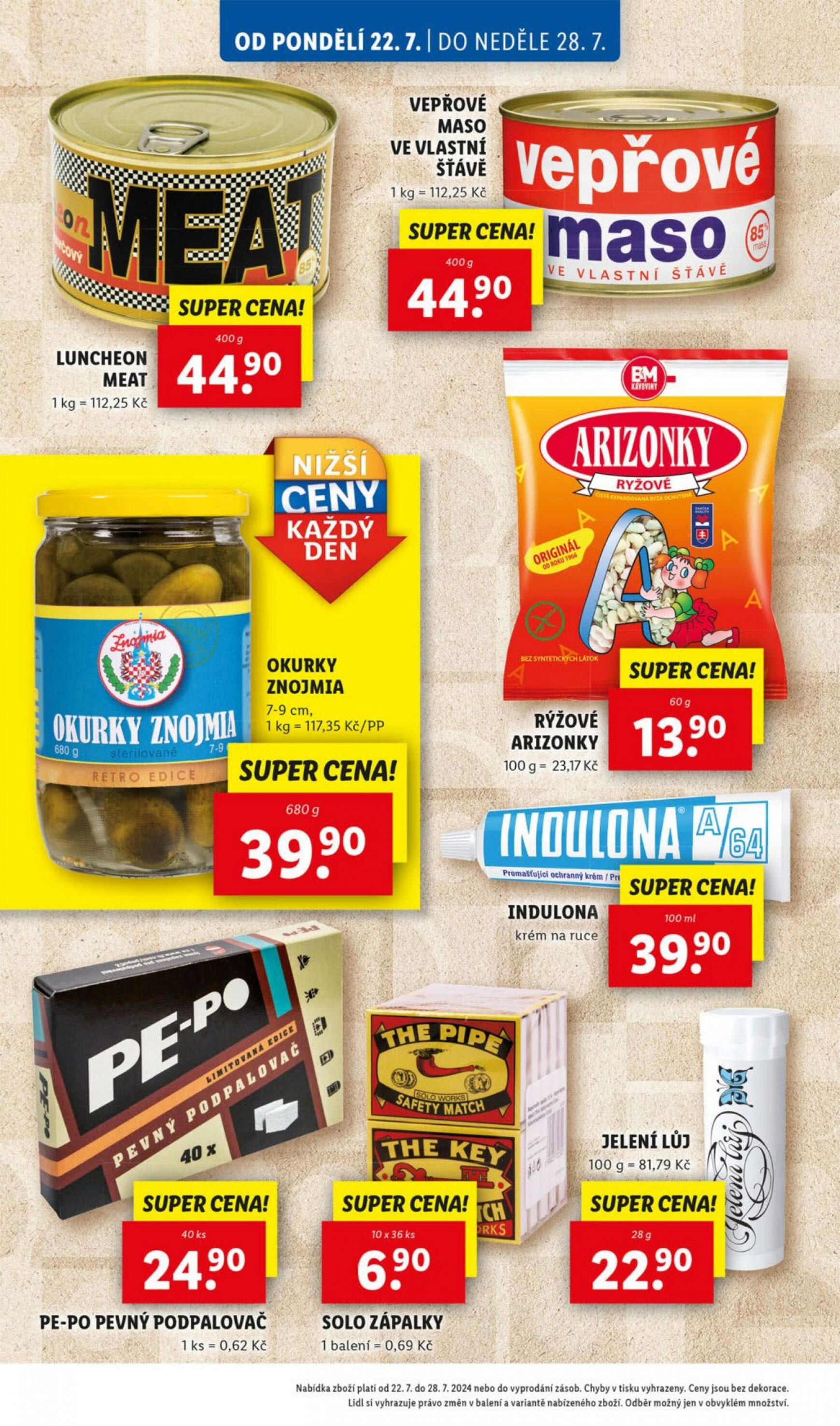 lidl - Leták Lidl aktuální 22.07. - 28.07. - page: 22