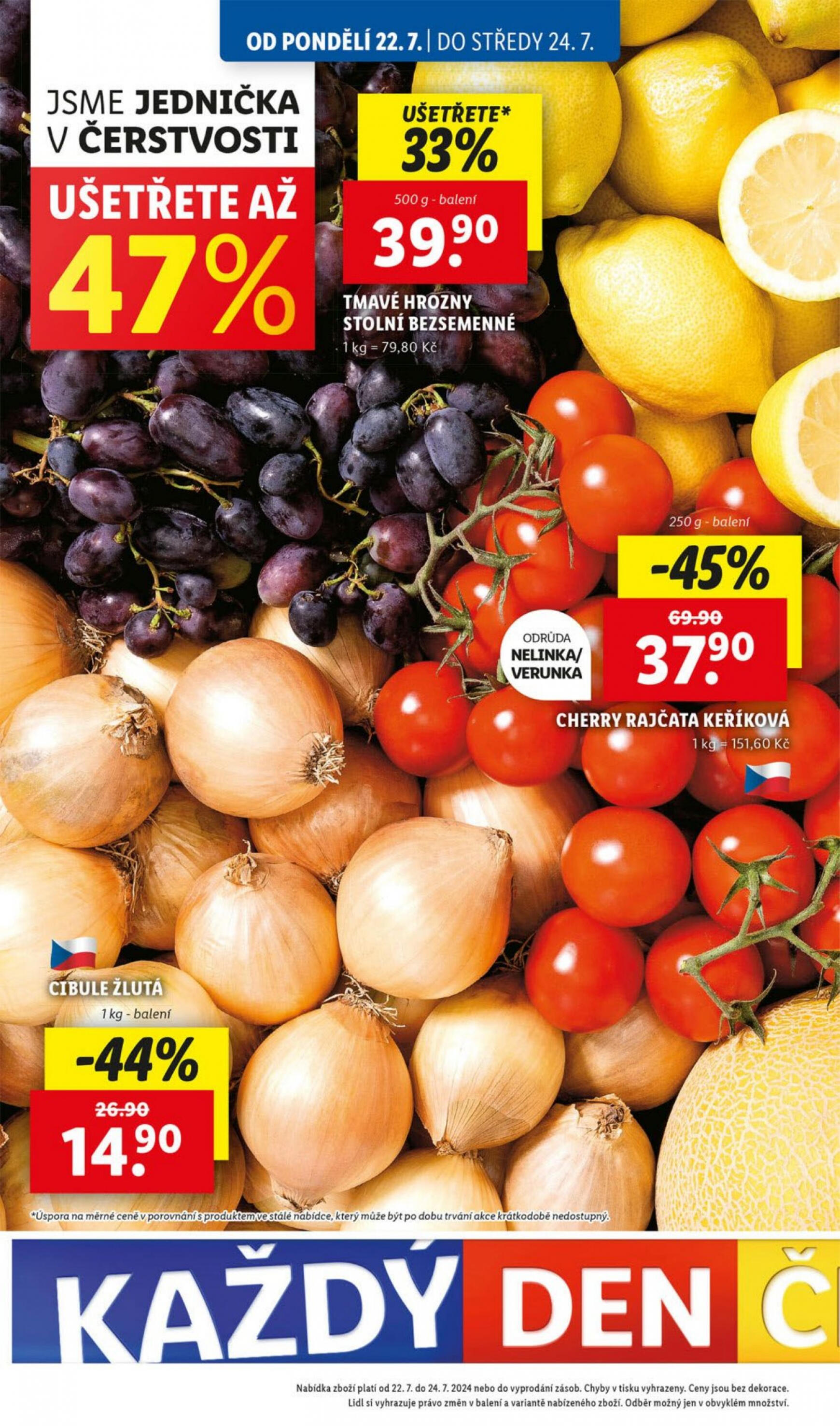 lidl - Leták Lidl aktuální 22.07. - 28.07. - page: 14