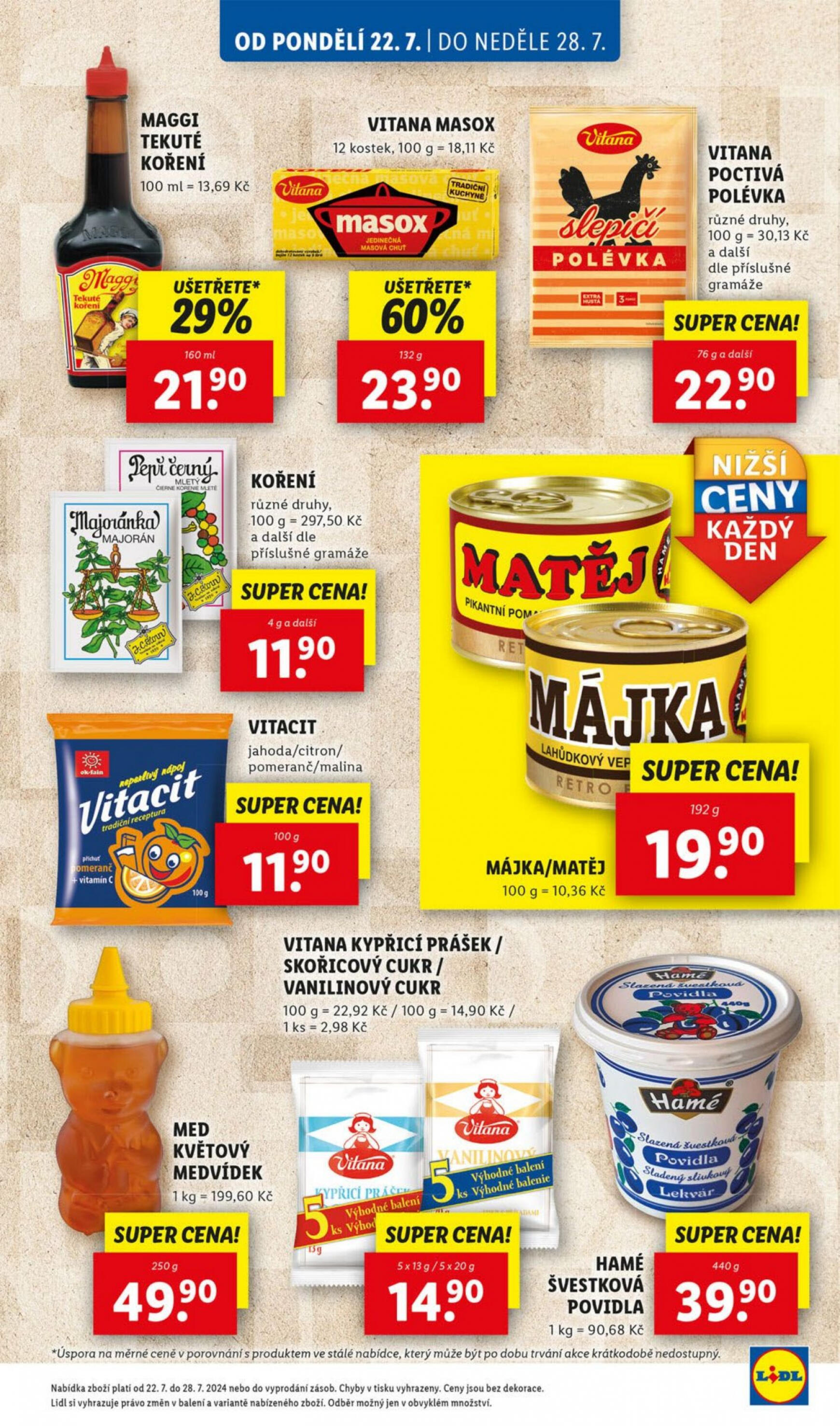 lidl - Leták Lidl aktuální 22.07. - 28.07. - page: 21