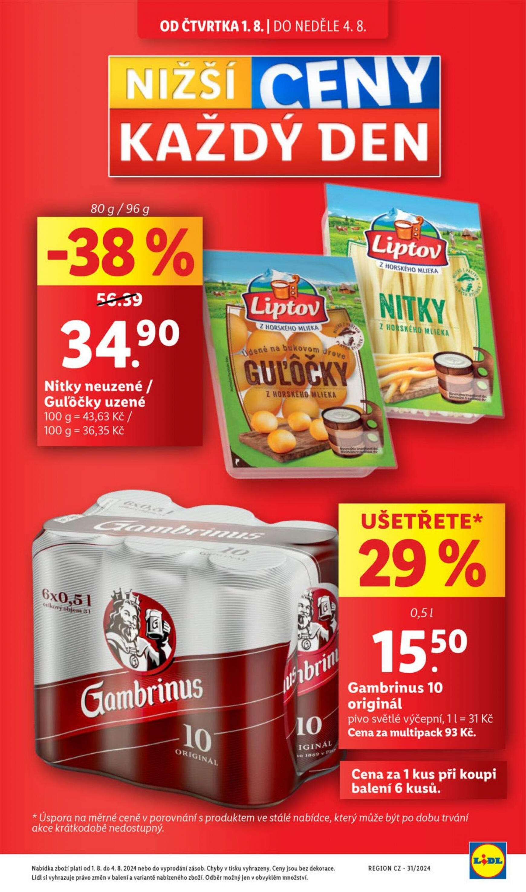 lidl - Leták Lidl od 01.08. do 04.08. - page: 9