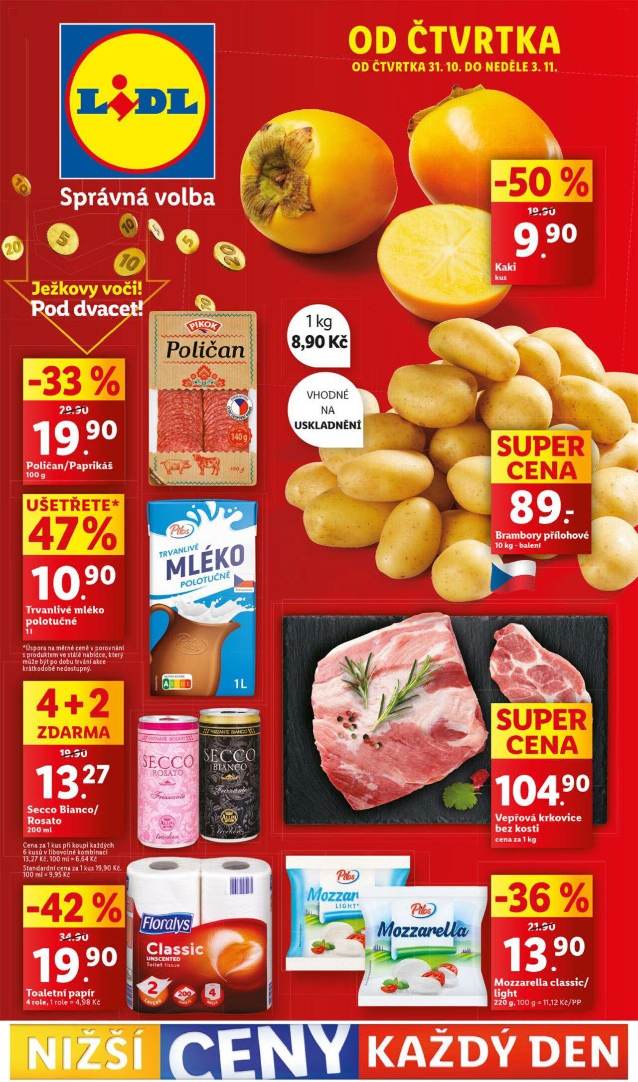 lidl - LIDL leták 31.10.2024 - 03.11.2024